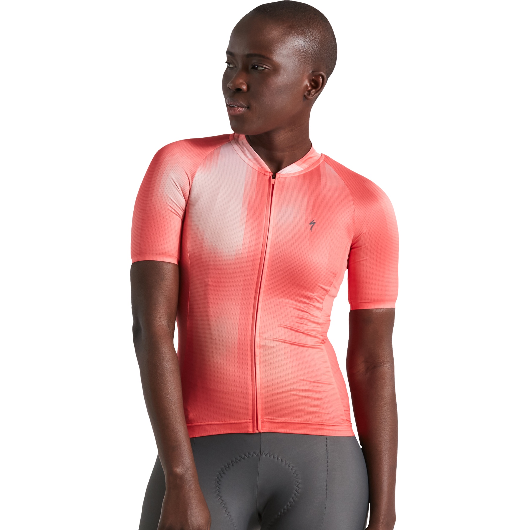 Image of Specialized SL Air Distortion Short Sleeve Jersey Women - vivid coral