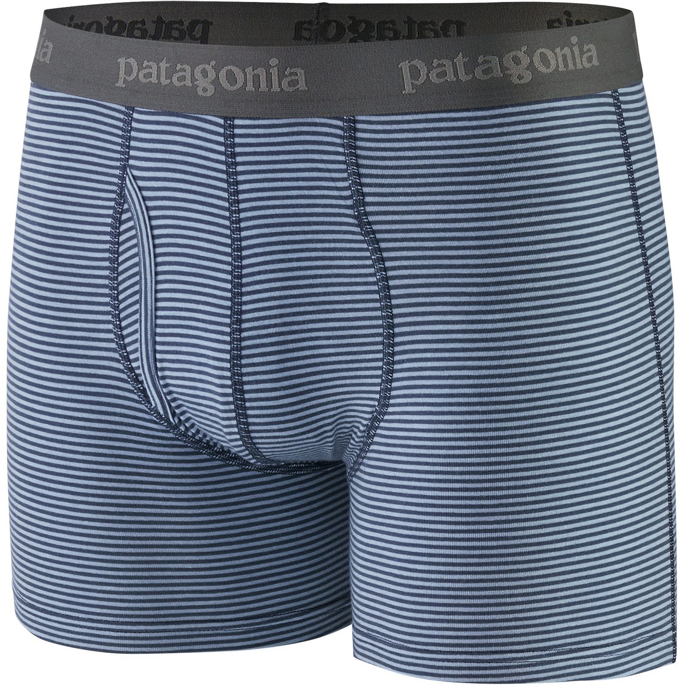 Picture of Patagonia Men&#039;s Essential Boxer Briefs 3&quot; - Fathom Stripe: New Navy