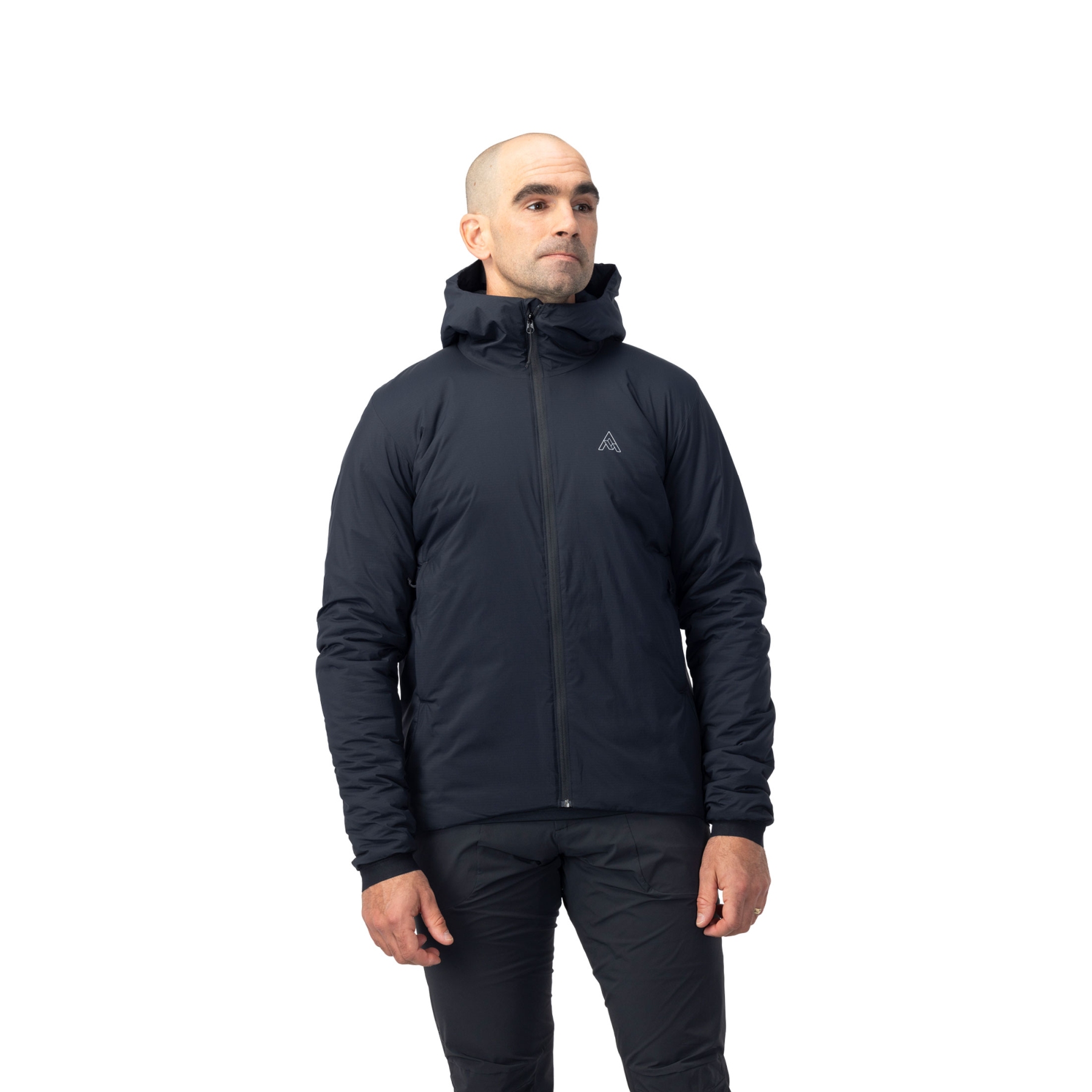 Productfoto van 7mesh Outflow Primaloft Jas met Capuchon Heren - Zwart