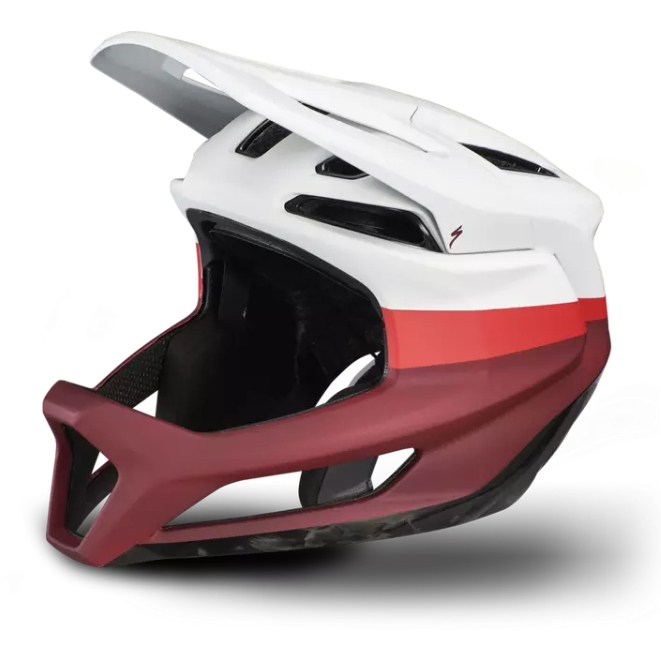 Produktbild von Specialized Gambit Fullface Helm - Dove Grey/Maroon