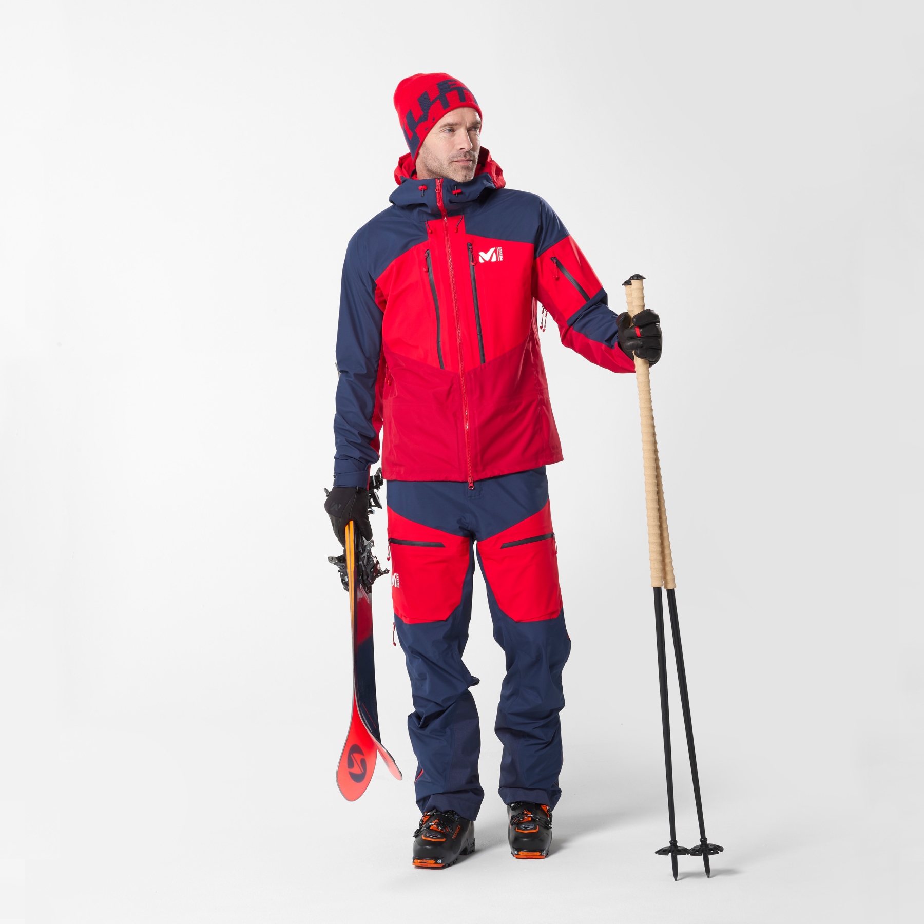 Veronderstellen academisch afstand Millet M White 3L Heren Ski Jas - Deep Red/Saphir | BIKE24
