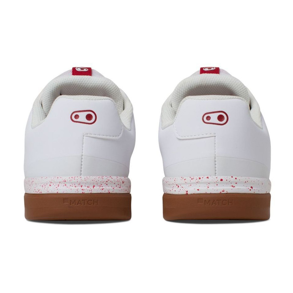 Crankbrothers Stamp Lace MTB Shoes - Splatter Limited Edition -  white/red/gum