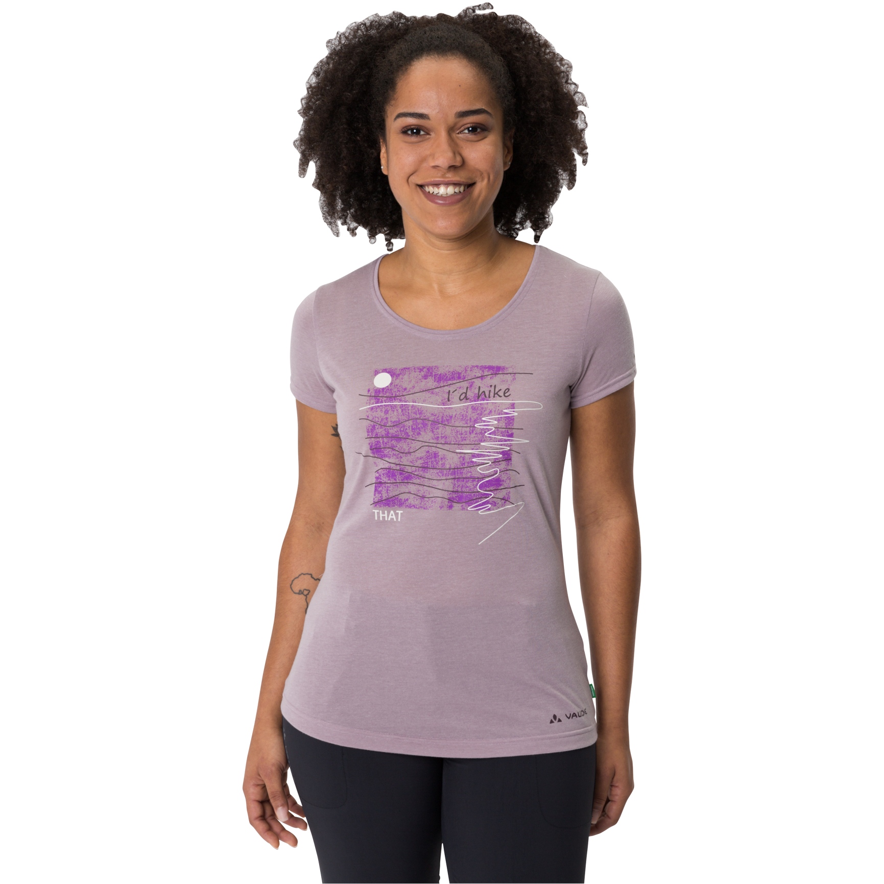 Picture of Vaude Women&#039;s Skomer Print T-Shirt II - lilac dusk
