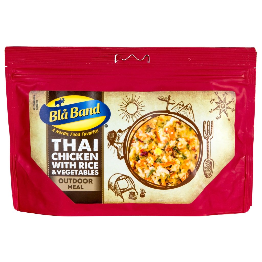 Picture of Blå Band Thai Chicken with Rice and Vegetables - Outdoor Meal - 150g