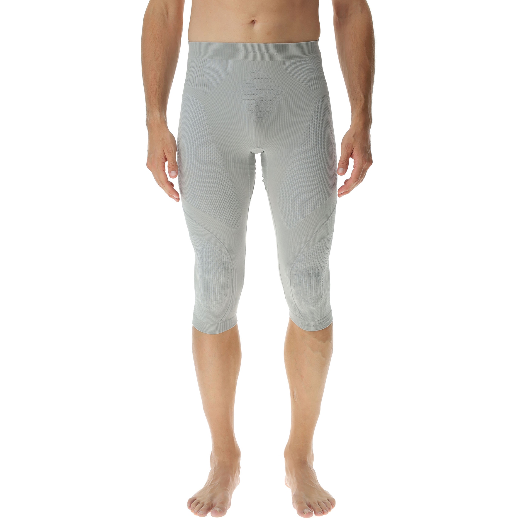 Picture of UYN Evolutyon Underwear 3/4 Pants Men - Nautical Grey/Pearl/Pearl