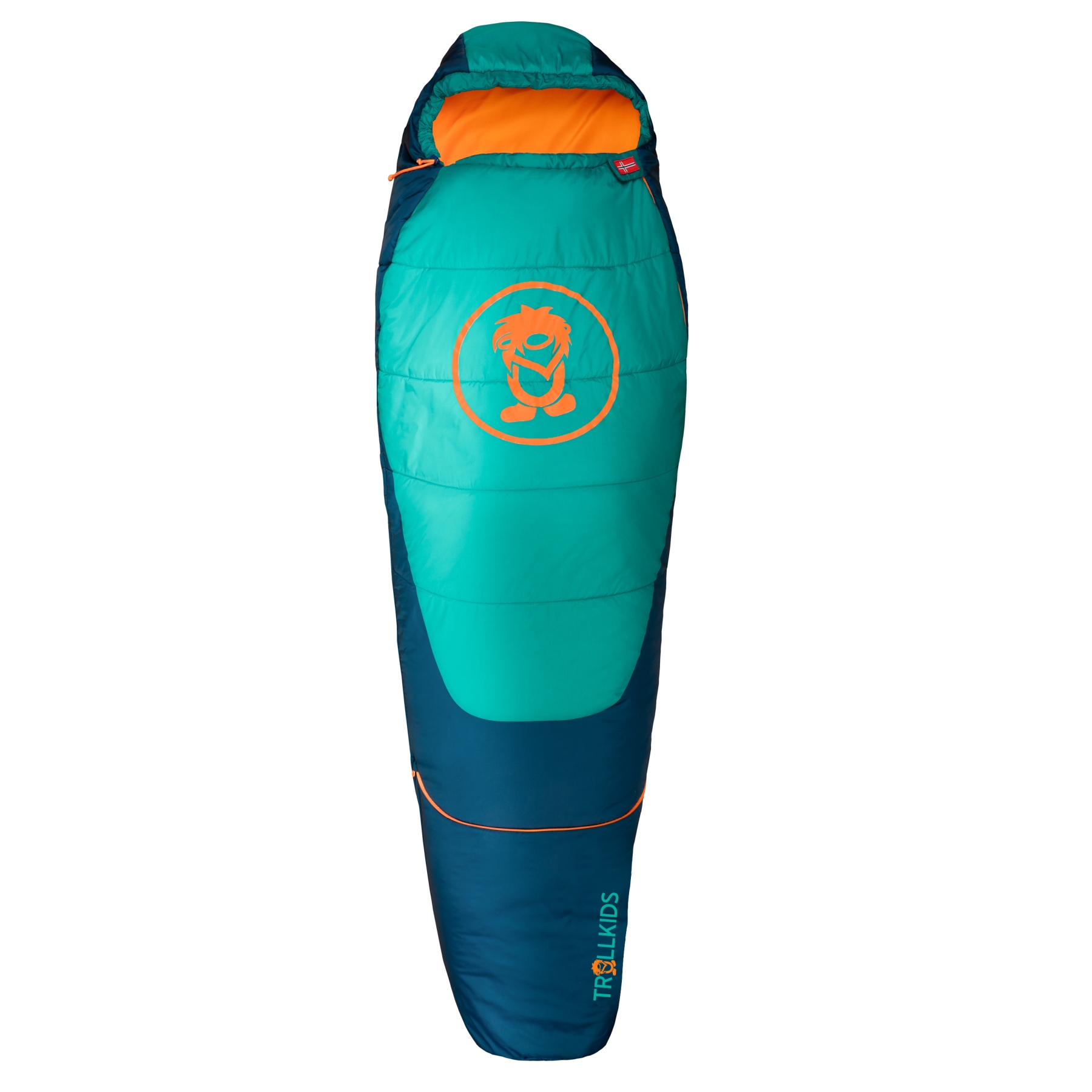 Produktbild von Trollkids Femund 3in1 Schlafsack Kinder - Sea Green/Madeira Blue/Sahara Sunset