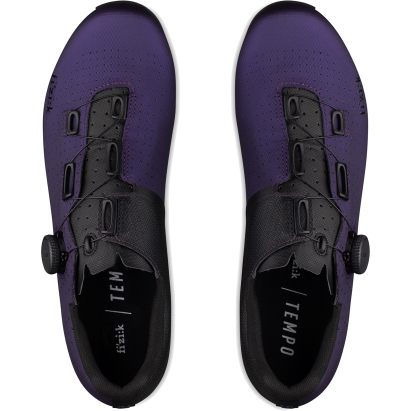 Fizik Tempo Decos Carbon Road Shoes Unisex - aubergine-black | BIKE24