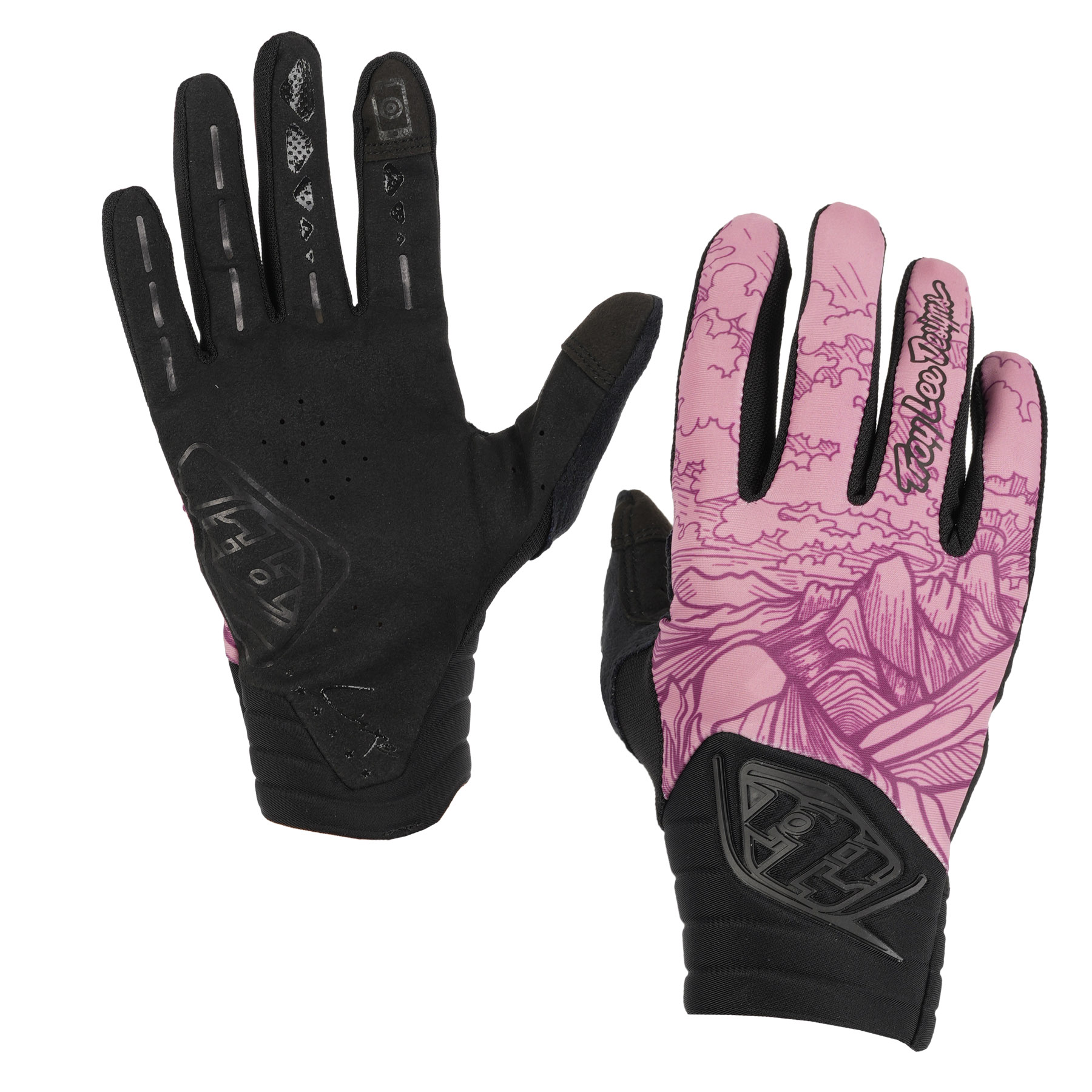 Image of Troy Lee Designs Luxe Gloves Women - Micayla Gatto Rosewood