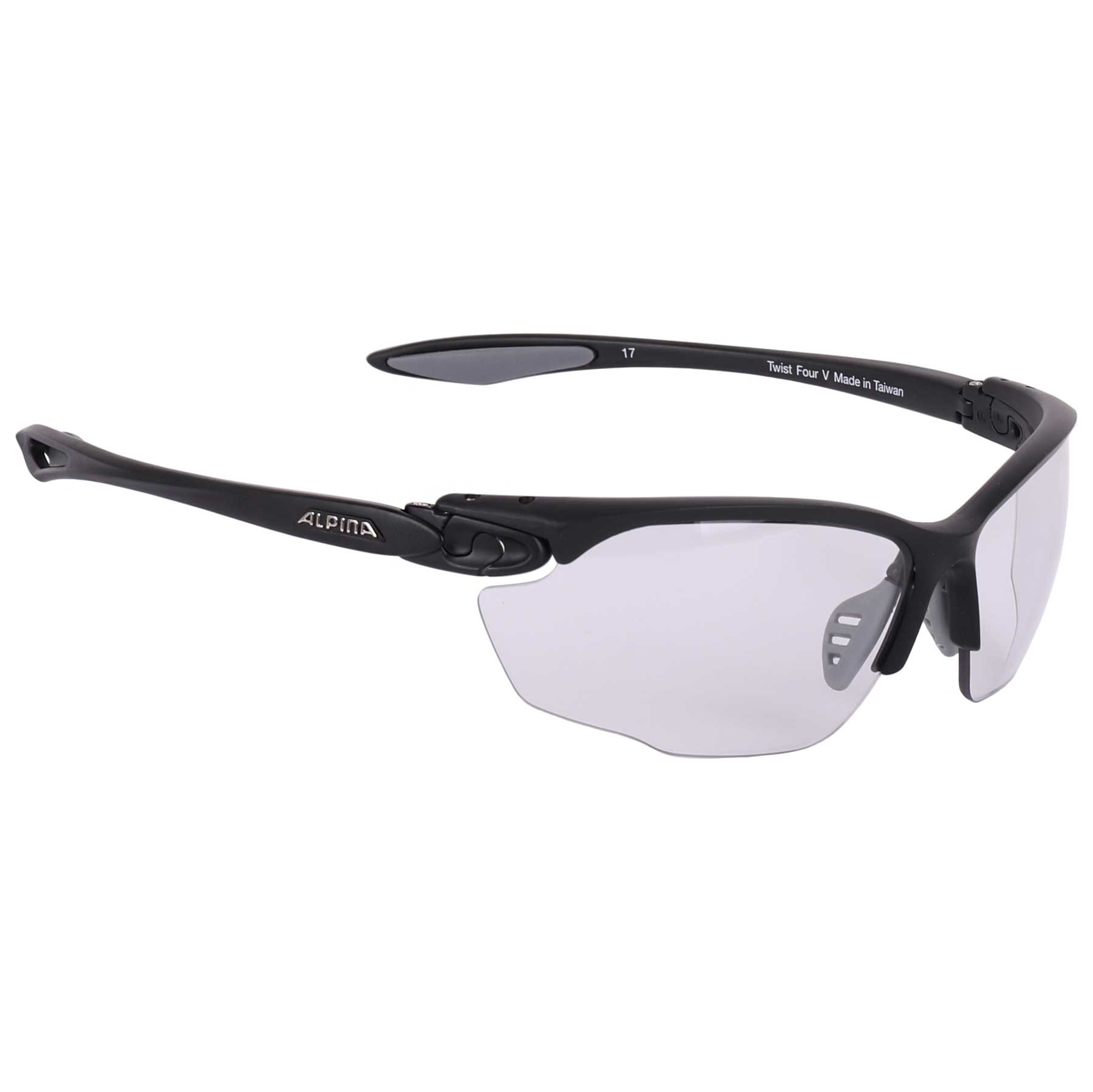 Productfoto van Alpina Twist Four V Glasses - black grey / Varioflex+ black