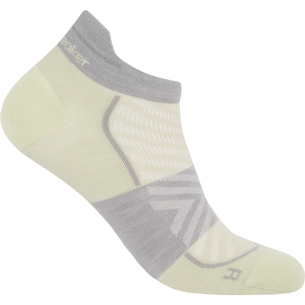 Image de Icebreaker Chaussettes Homme - Merino Run+ Ultralight Micro - Ashen/Alloy