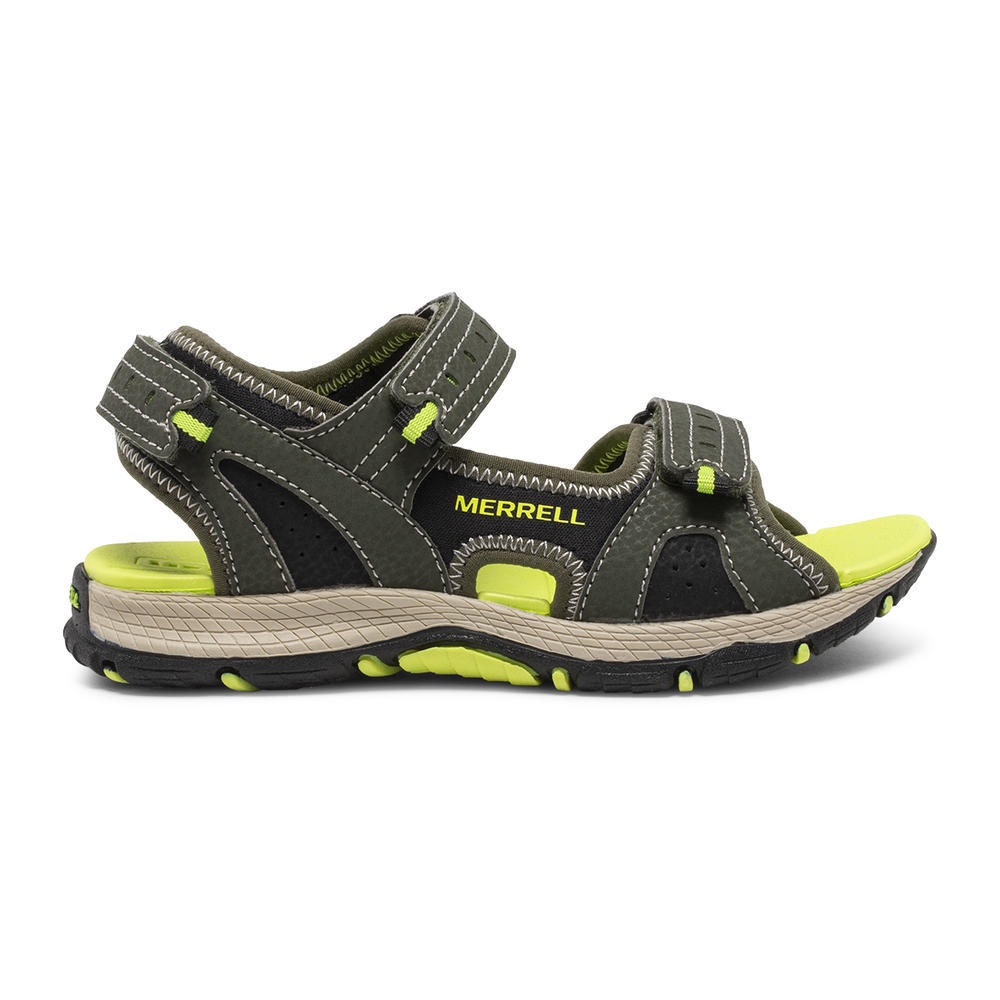 Image of Merrell Panther 2.0 Kid's Sandals - olive