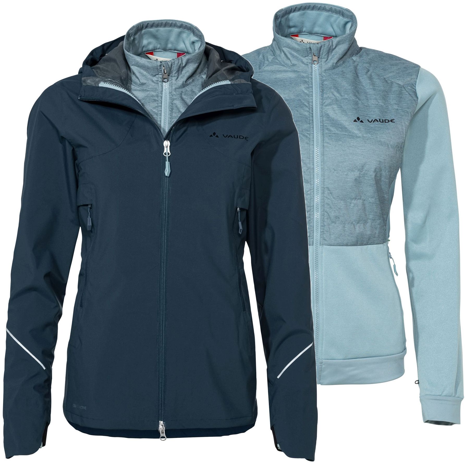 Zdjęcie: Vaude Yaras 3in1 Jacket Women - dark sea/blue