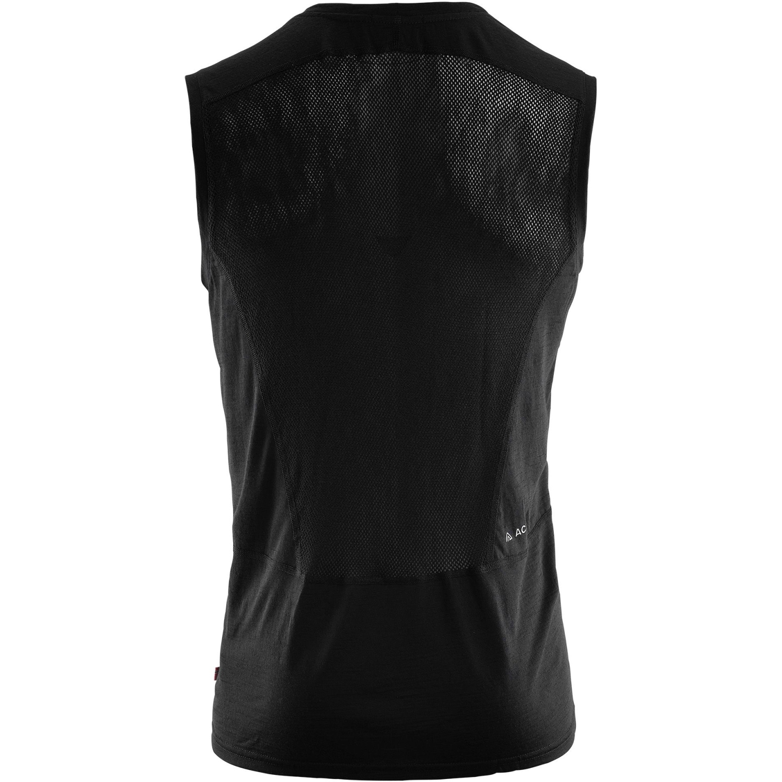 Aclima Lightwool Sports Singlet Sleeveless Shirt Men - jet black