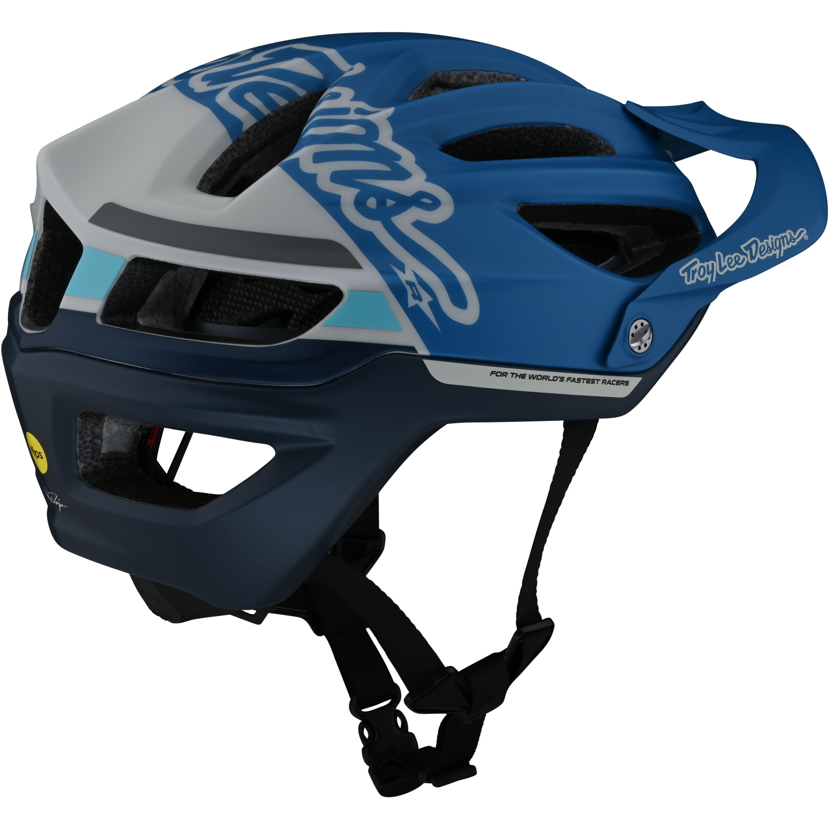 Troy Lee Designs A2 Silhouette MIPS Helmet - blue | BIKE24
