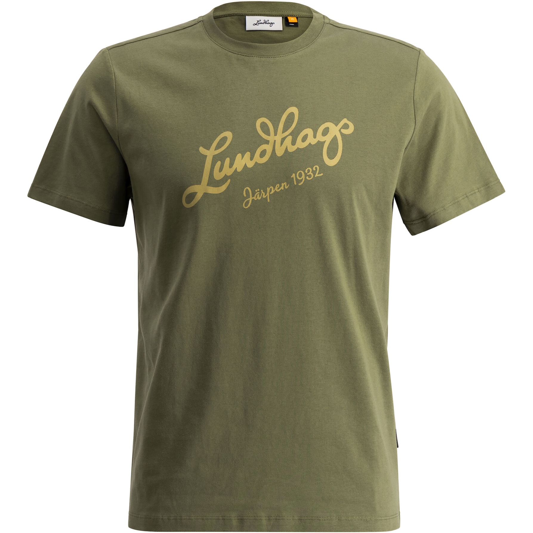 Photo produit de Lundhags T-Shirt Homme - Järpen Logo - Pine Green 62400
