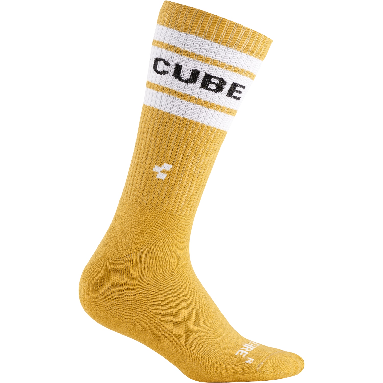 Image of CUBE After Race High Cut Socks - yellow