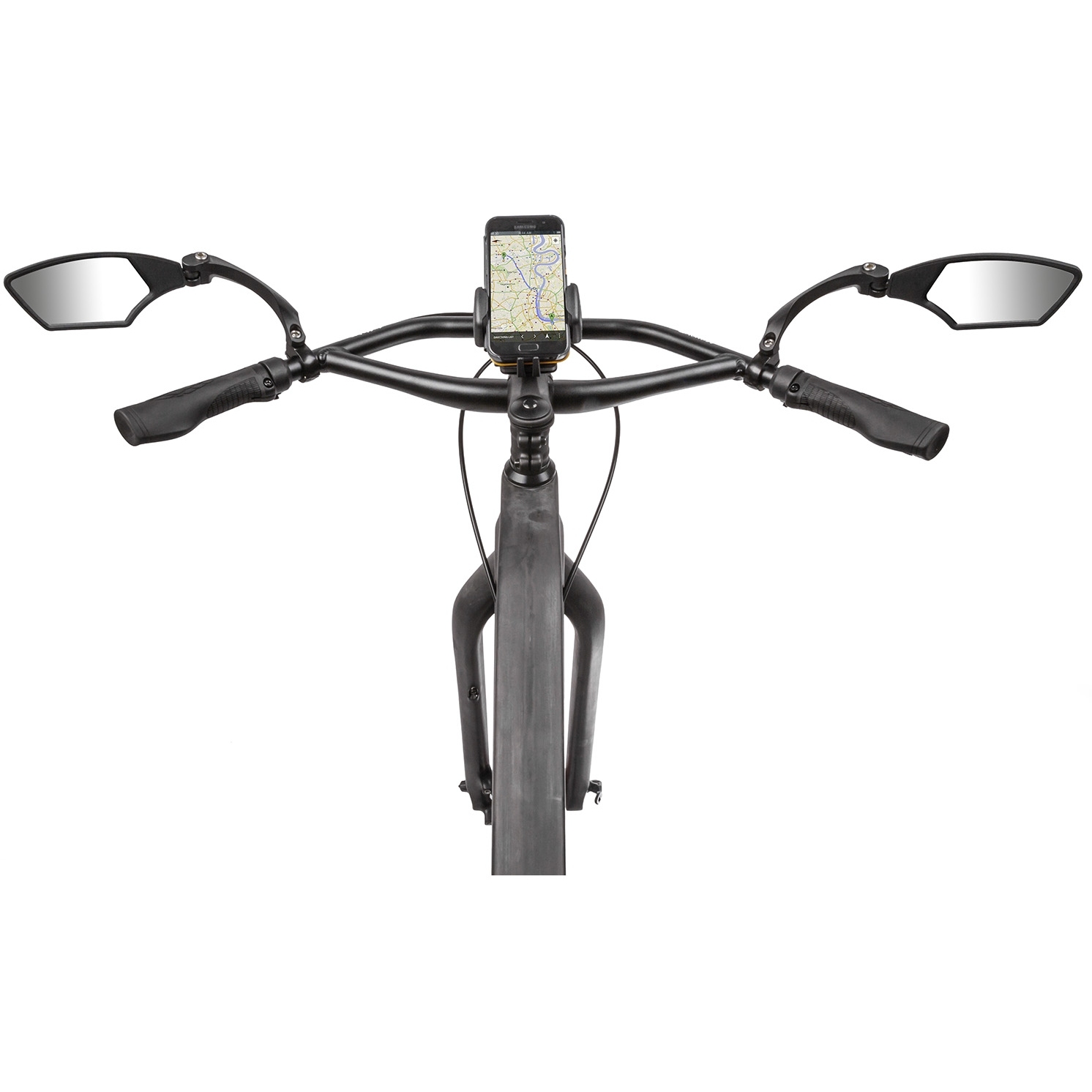 Spy Mini II 3D Rétroviseur Vélo M-Wave Spy Mini II - Miroir 3D Réglable - Diamètre 46mm - Montage Sans Outil Miroir Guidon