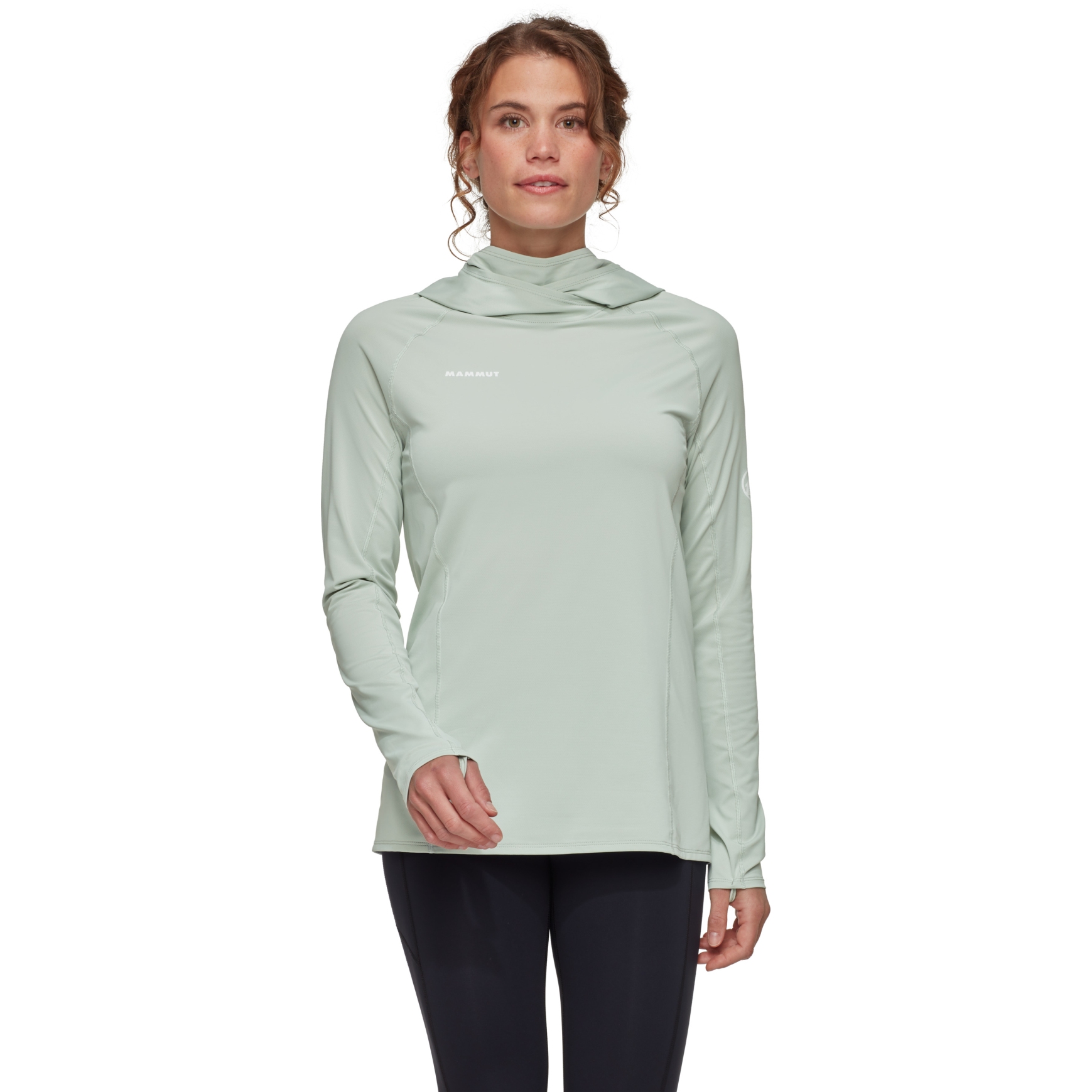 Picture of Mammut Selun Sun Hoody Women - silver sage