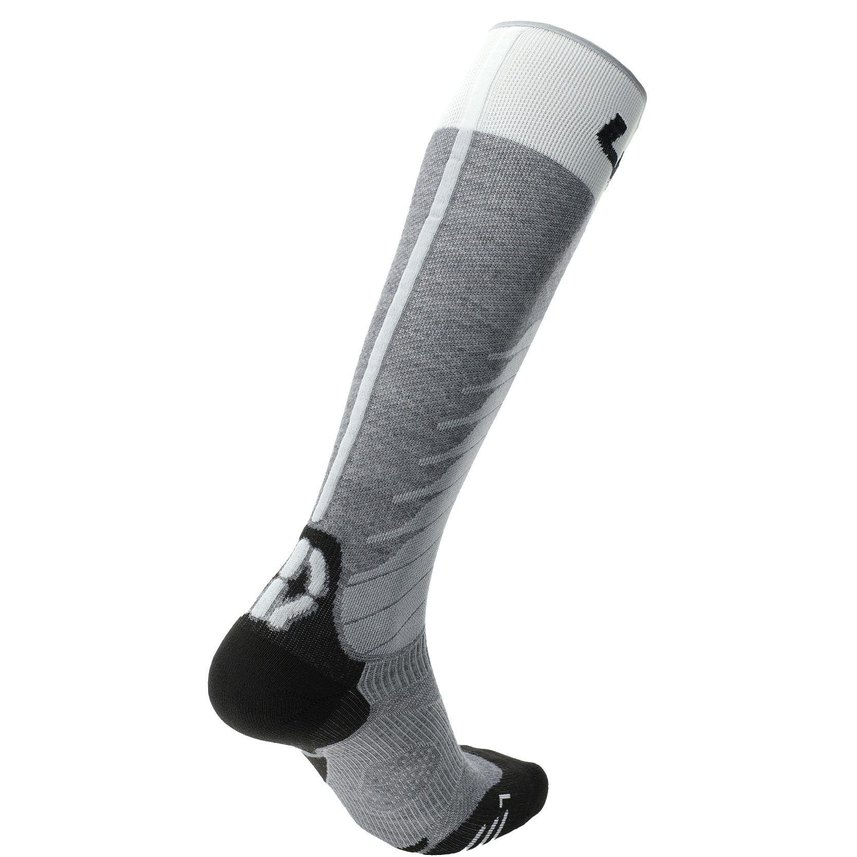 UYN Calcetines Mujer - Ski One Merino - Grey Melange/White