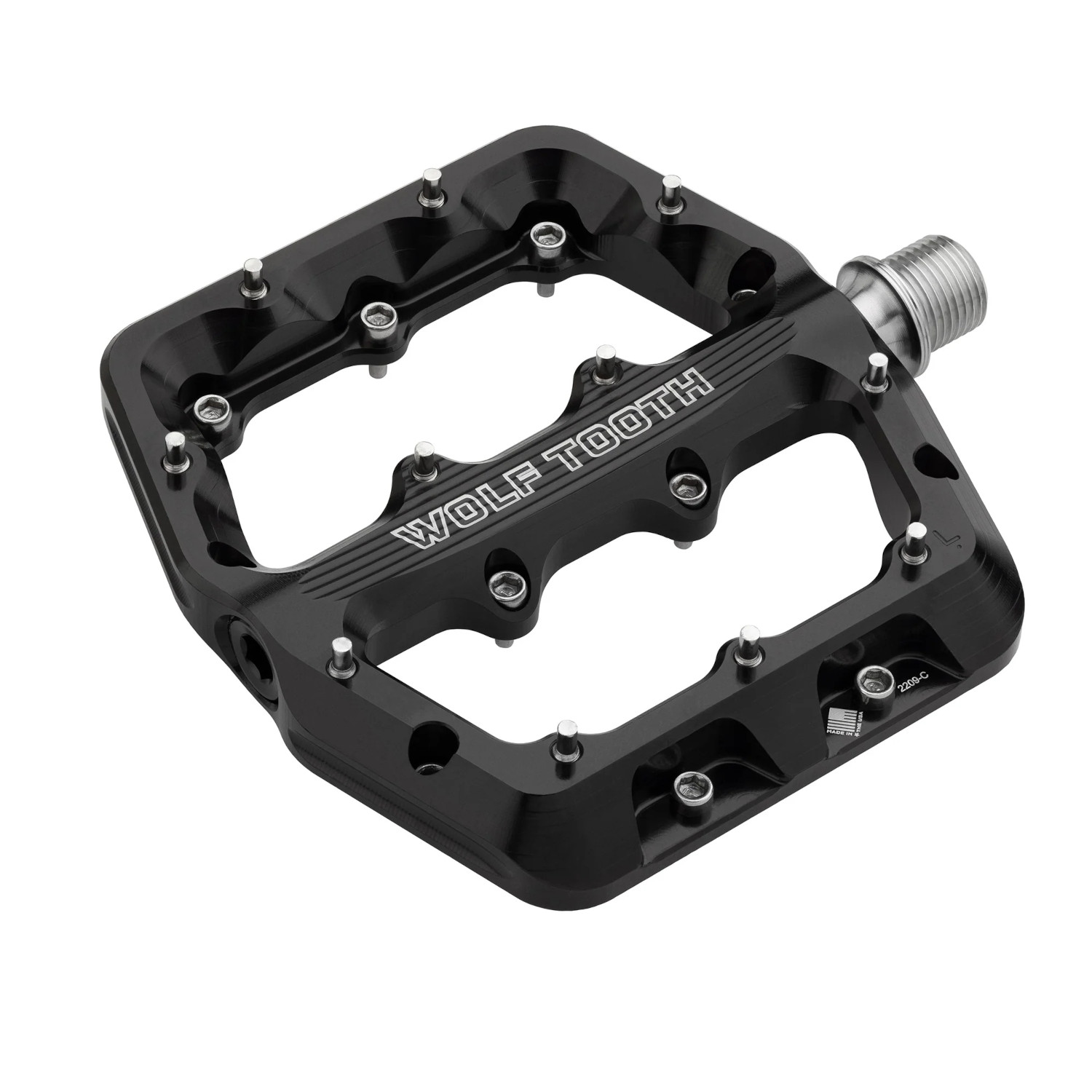 Picture of Wolf Tooth WAVEFORM Flat Pedals - Small - black