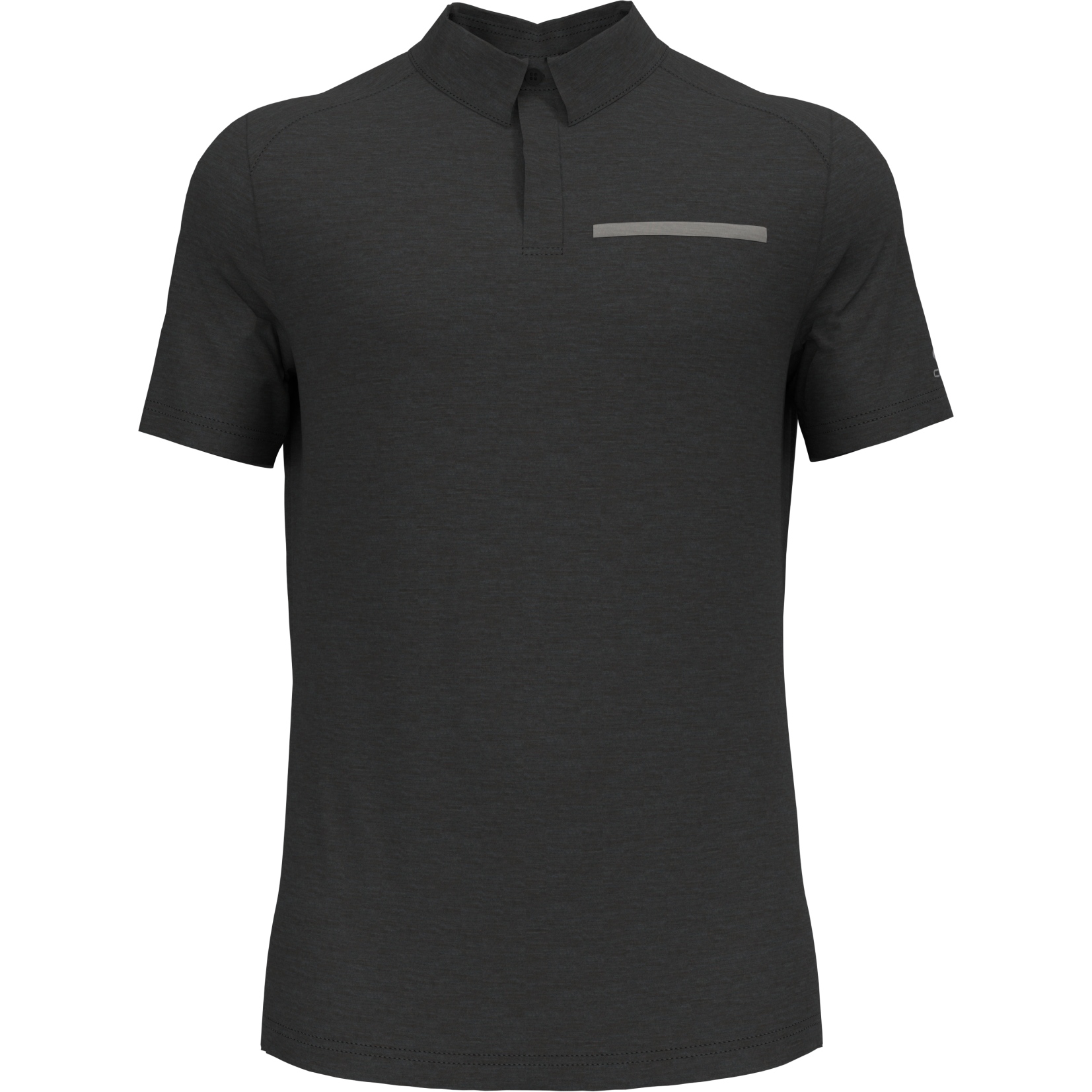 Picture of Odlo Essentials Performance Wool 130 Polo Shirt Men - black melange