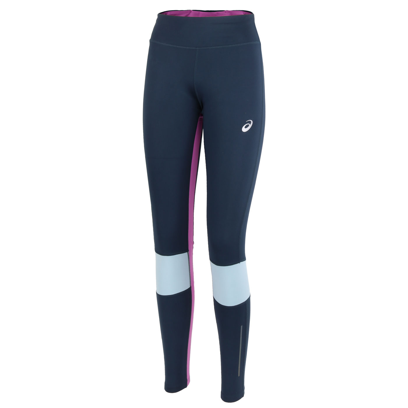 Image of asics Visibility Running Tights Women - french blue/digital grape