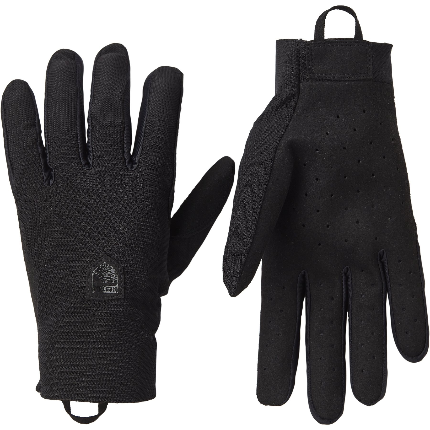 Picture of Hestra Ventair Long - 5 Finger Bike Gloves - black