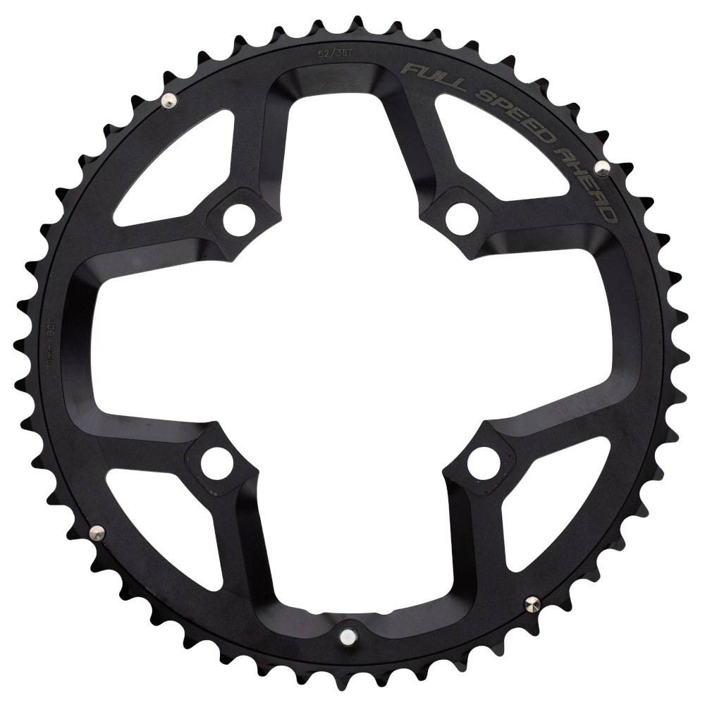 Picture of FSA Gossamer Pro Outer Chainring 110mm ABS - 4-Arm - N11 - 46 Teeth - black