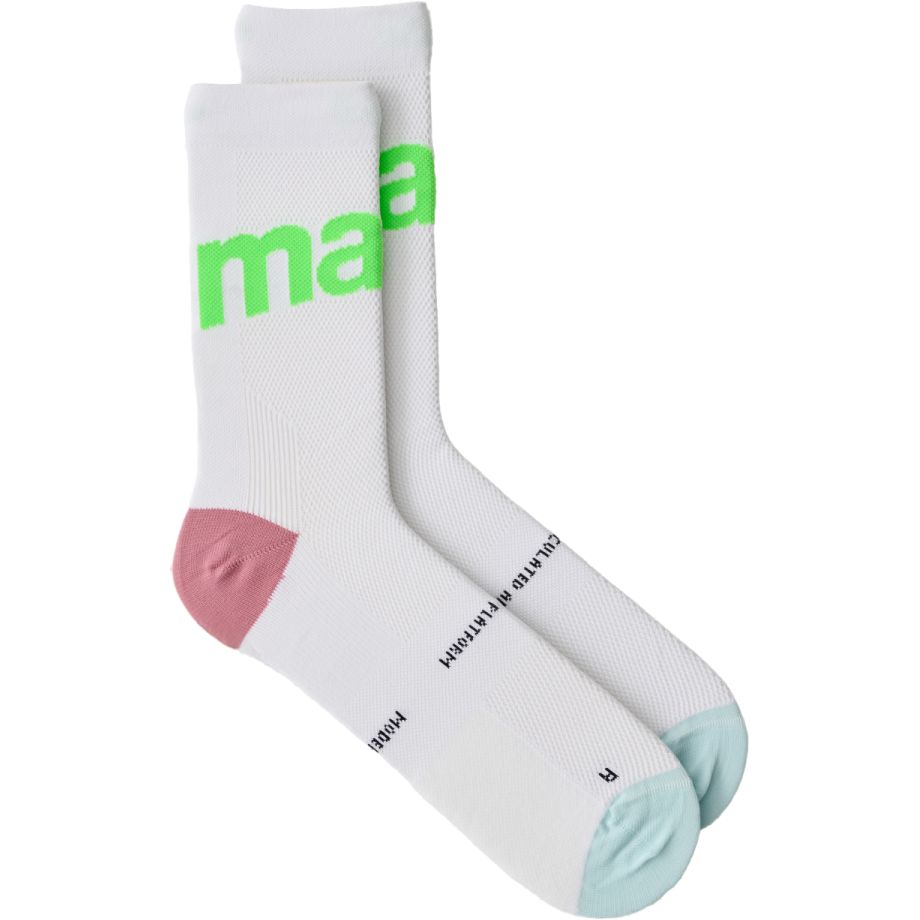 Produktbild von MAAP Training Socken - white/fluoro green