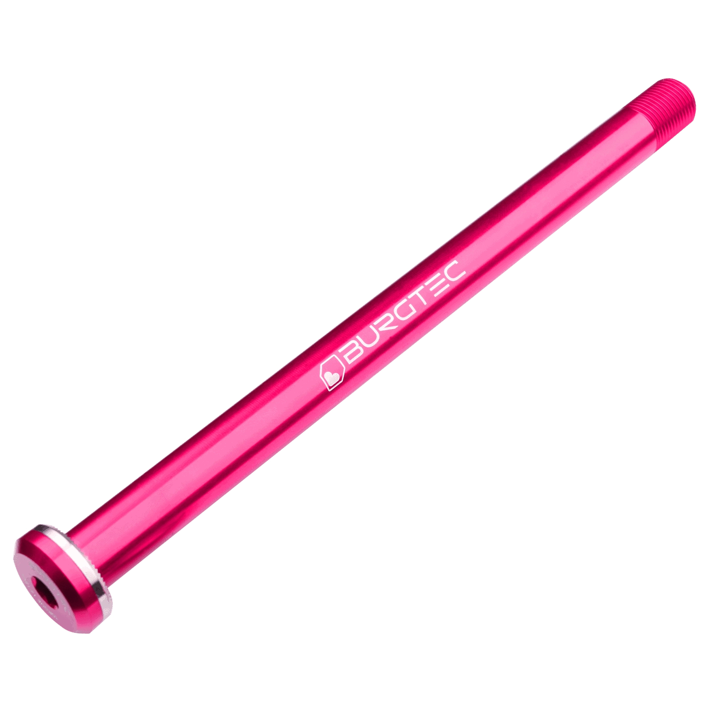 Produktbild von Burgtec Steckachse - 12x148mm Boost - für Santa Cruz Ausfallenden / 173,7mm - Toxic Barbie Pink