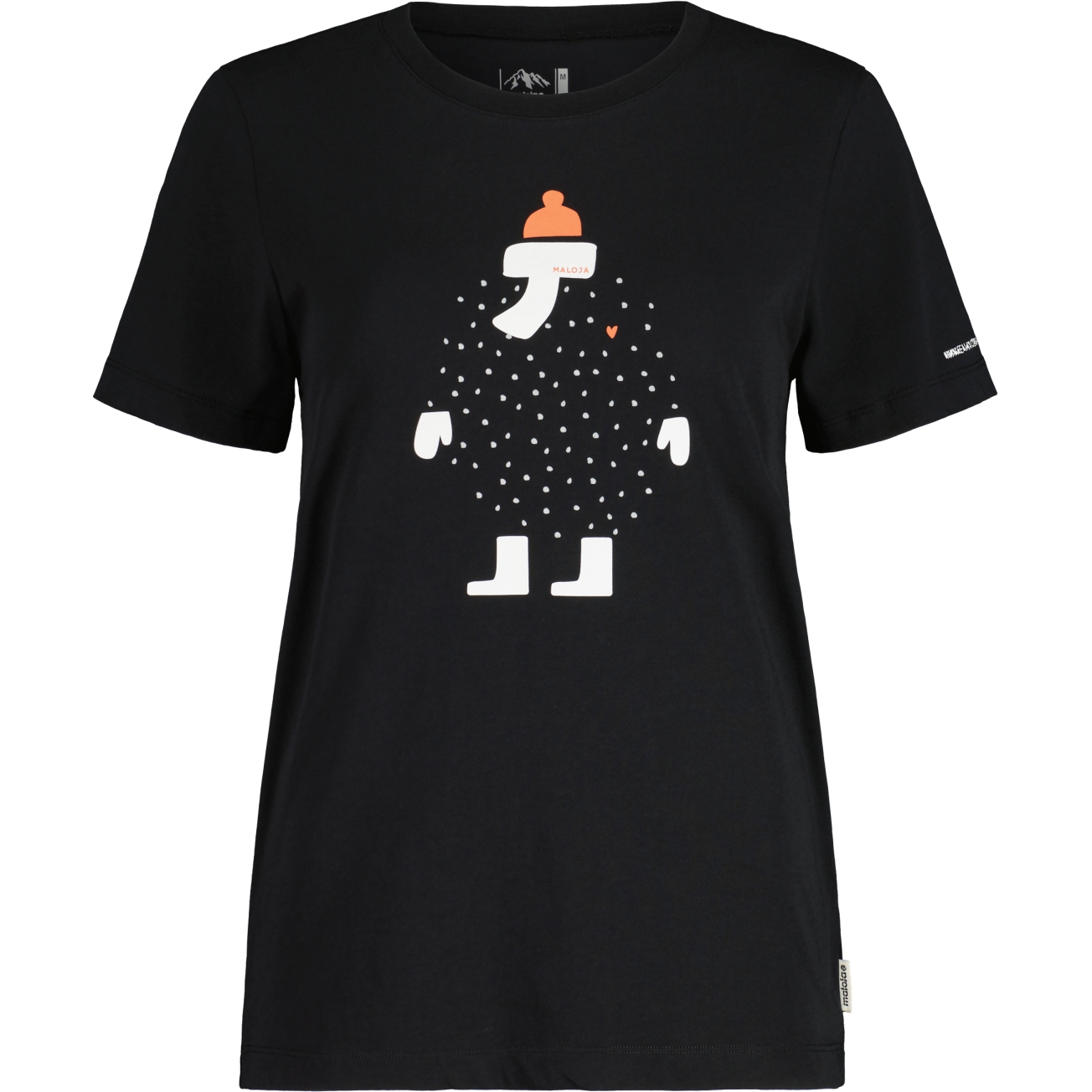 Image of Maloja NomiM. Organic Cotton Tee Women - moonless 0817