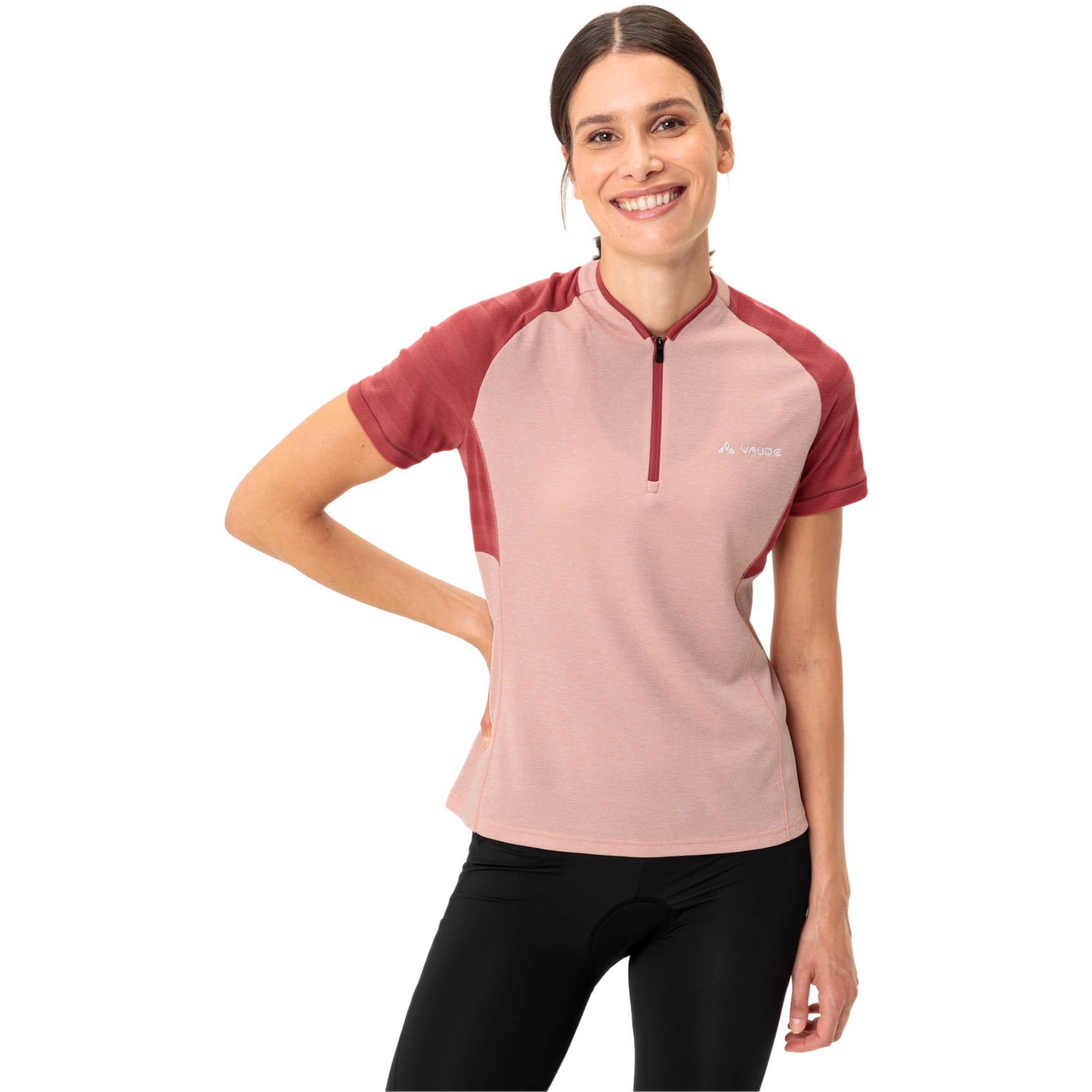 Photo produit de Vaude Maillot Manches Courtes Femme - Tamaro III - soft rose