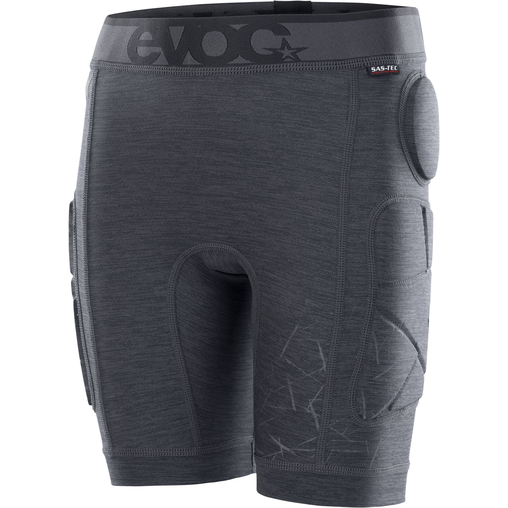 Productfoto van EVOC Crash Pants Kids - Kinder Protector Broek - Carbon Grey