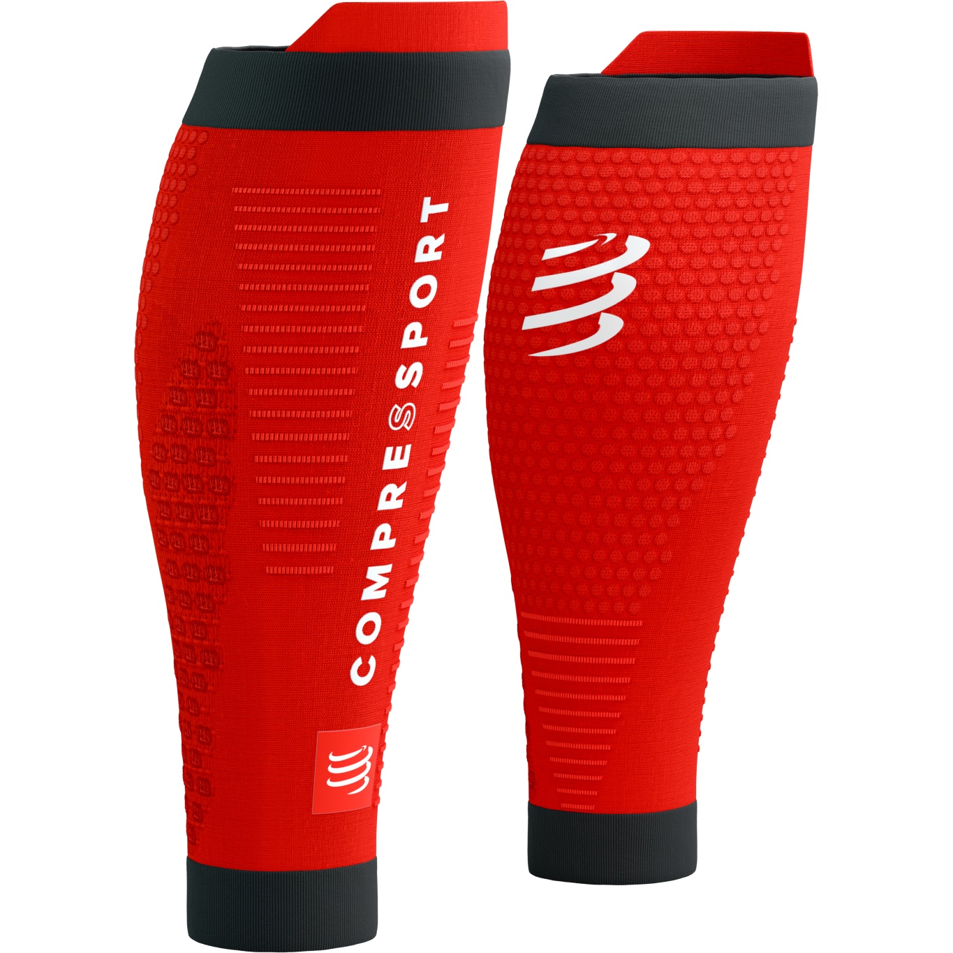 Picture of Compressport R2 3.0 Compression Calf Sleeves - red/black