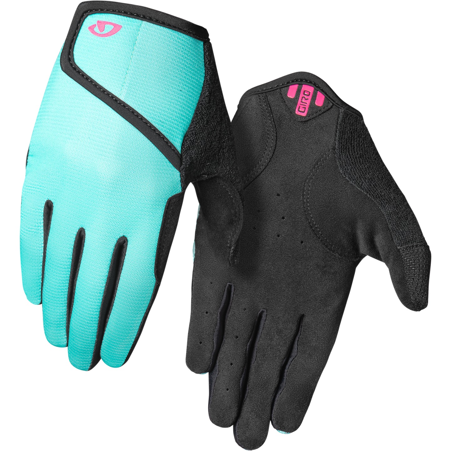 Produktbild von Giro DND Junior II Handschuhe Kinder - screaming teal/neon pink