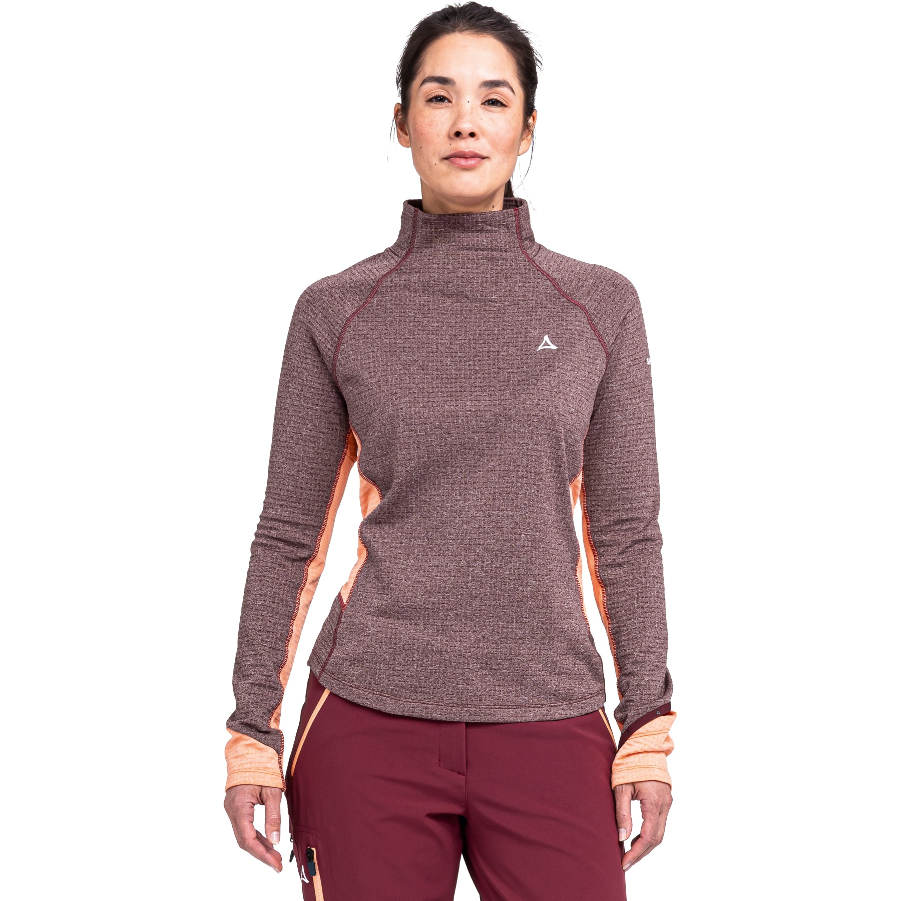 Bild von Schöffel Cristallo Langarm-Shirt Damen - dark burgundy 2965