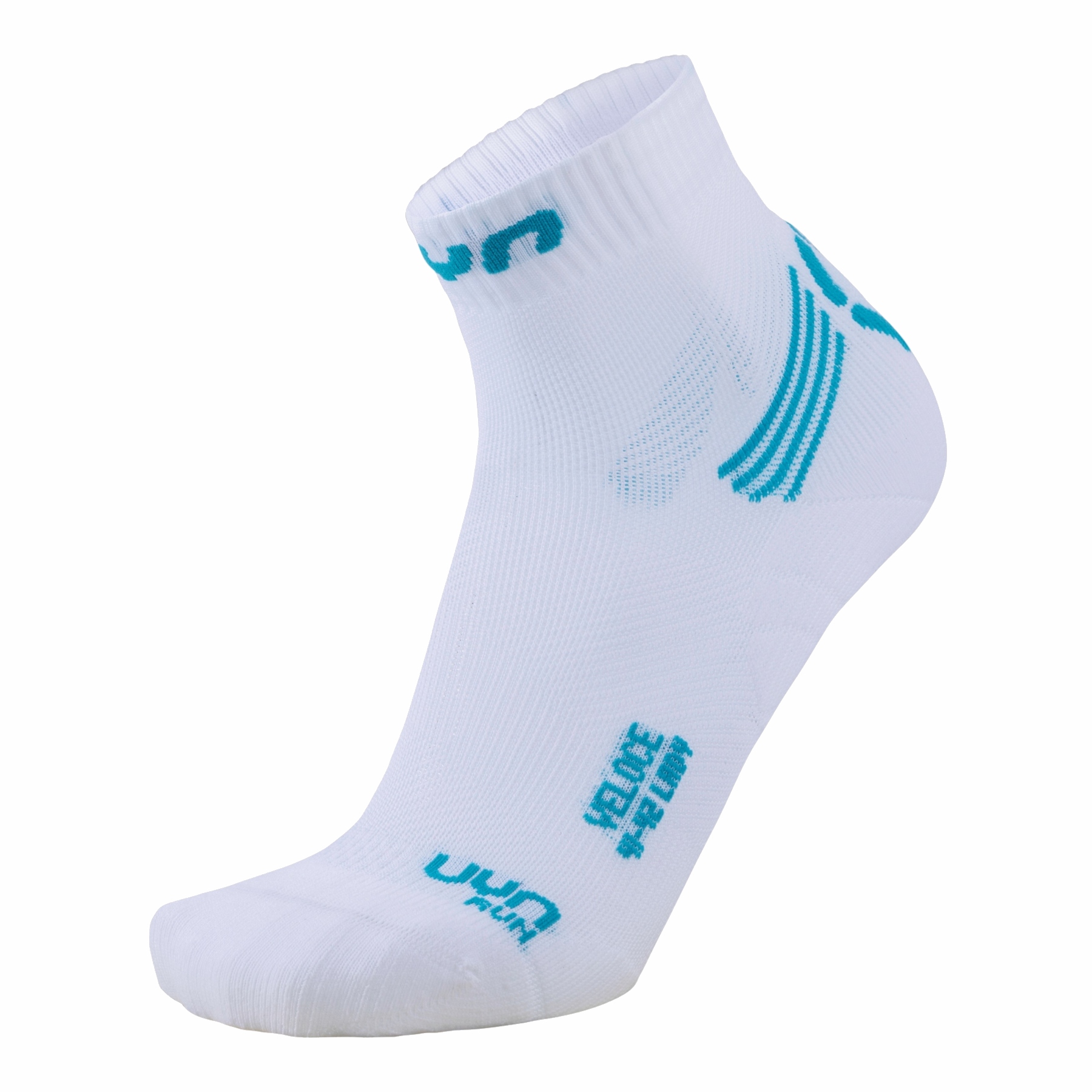 Produktbild von UYN Run Veloce Socken Damen - Weiß/Türkis