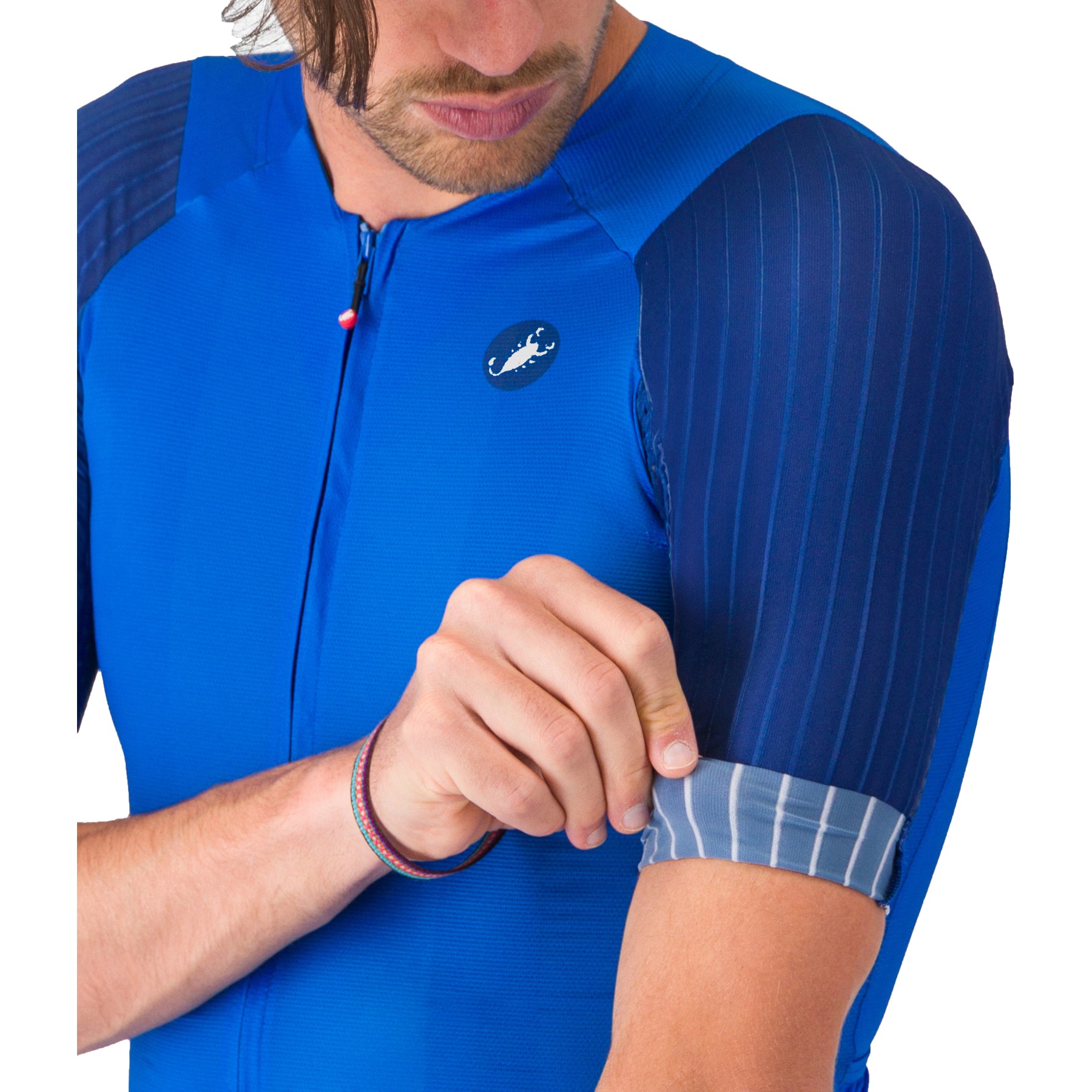Castelli Aero Race 8S Jersey Men - azzurro italia 458 | BIKE24
