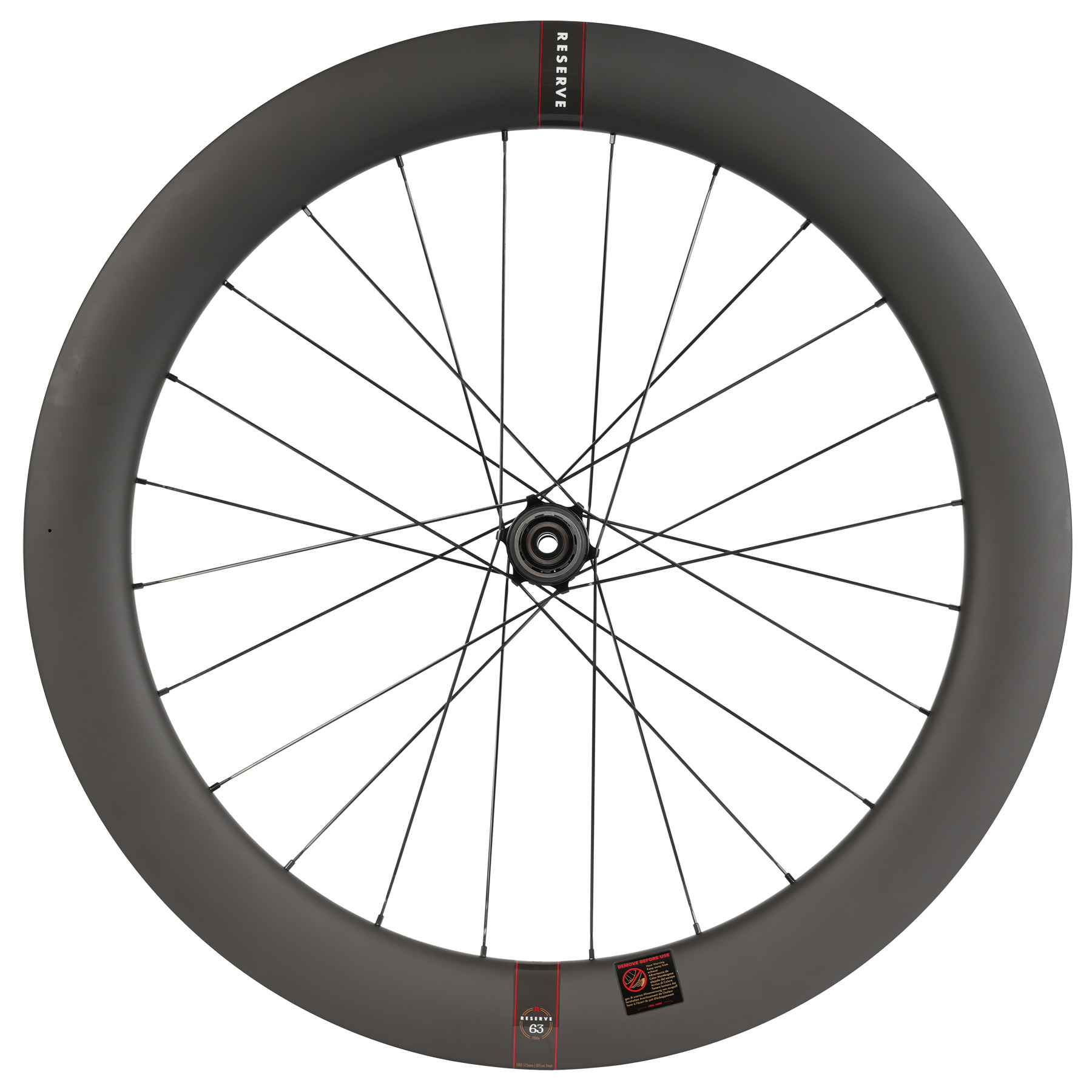 Produktbild von Tune Climber 37 Disc Skyline Hinterrad - 28&quot; | Carbon | Prince CL | Standard Lager | Clincher | Centerlock | 12x142 - HG 6T Skyline - black