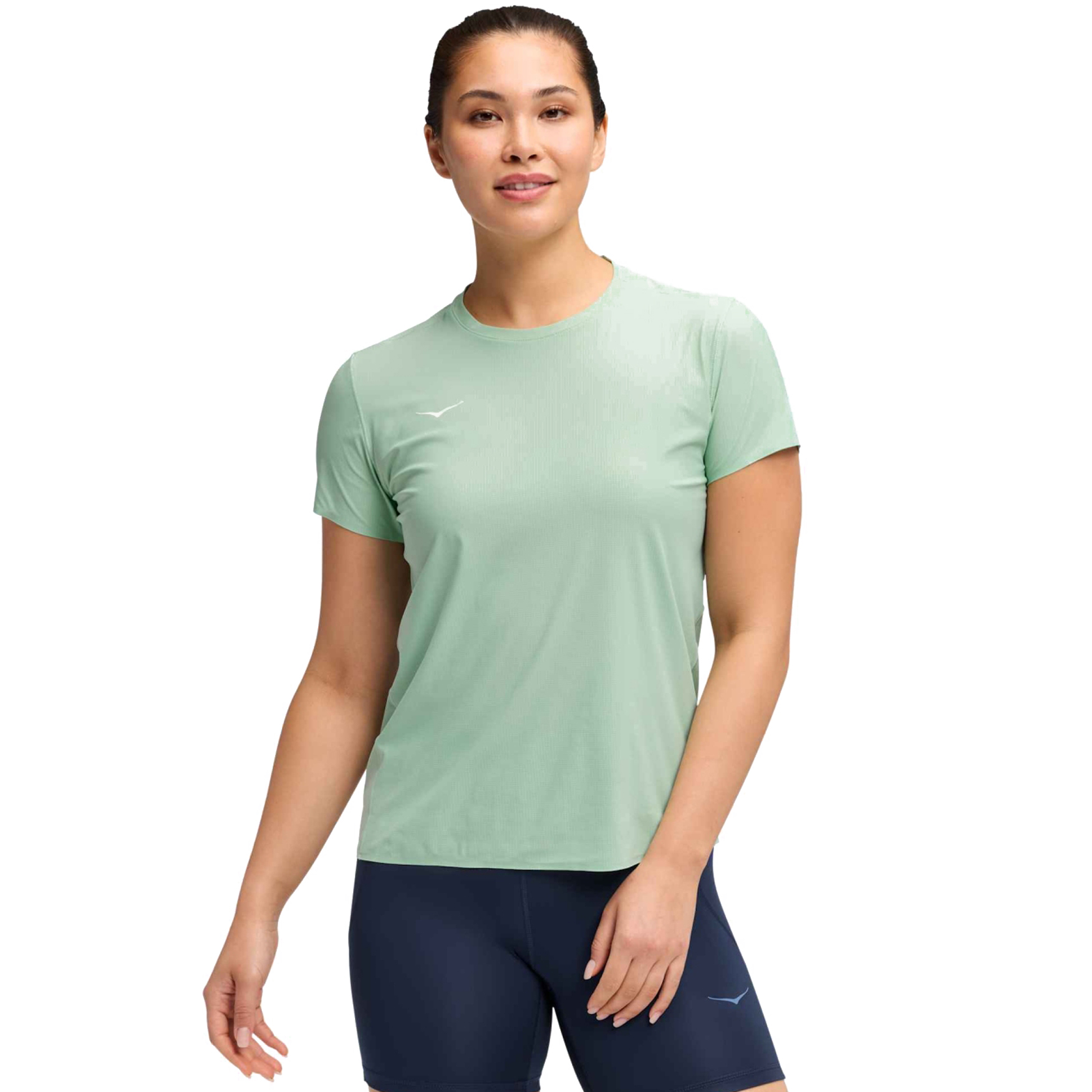 Kuva tuotteesta Hoka Airolite 2.0 Short Sleeve Women - jadeite