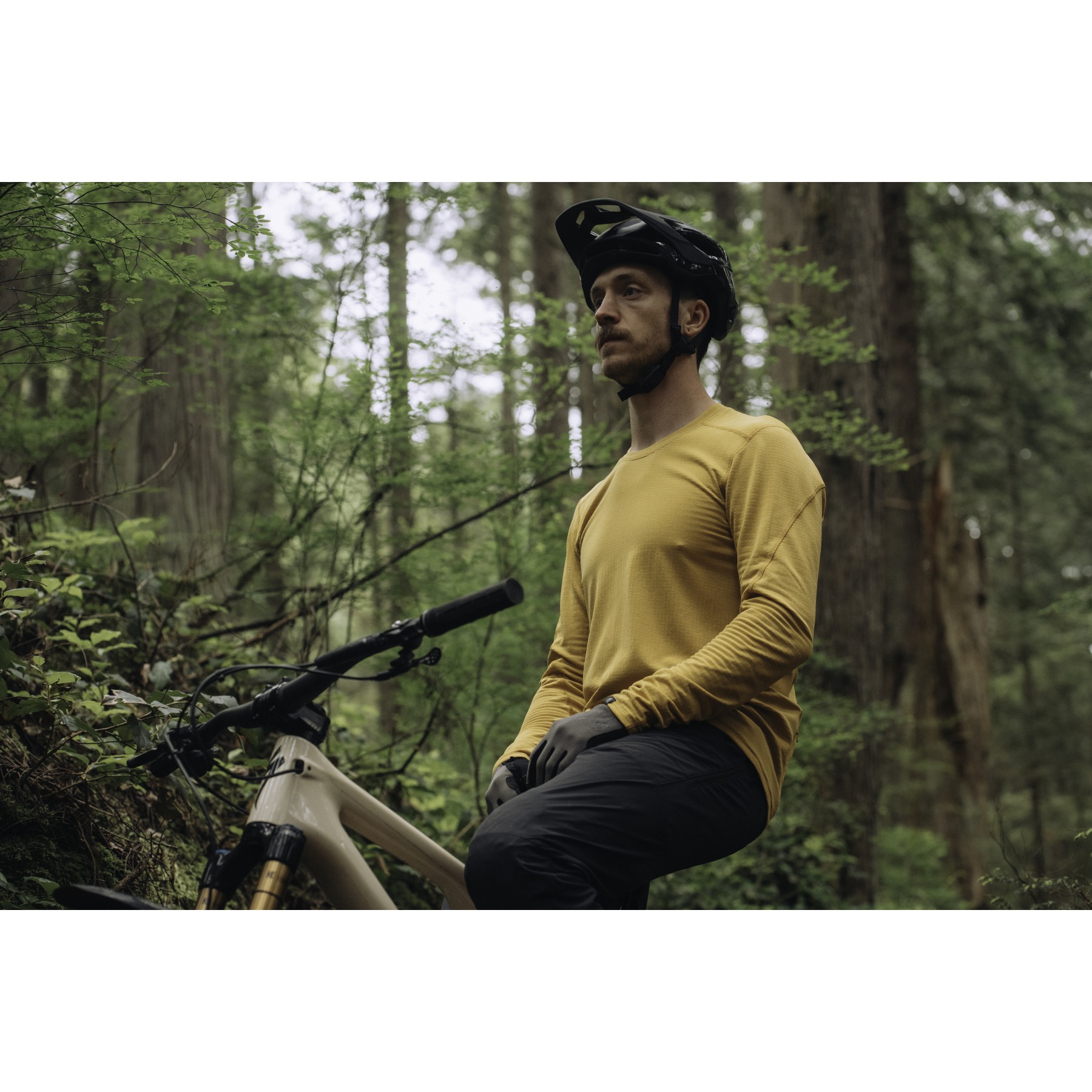 【7MESH】Gryphon Crew Long Sleeve Men’s 7mesh Gryphon Longsleeve Jersey Men - Honey | BIKE24