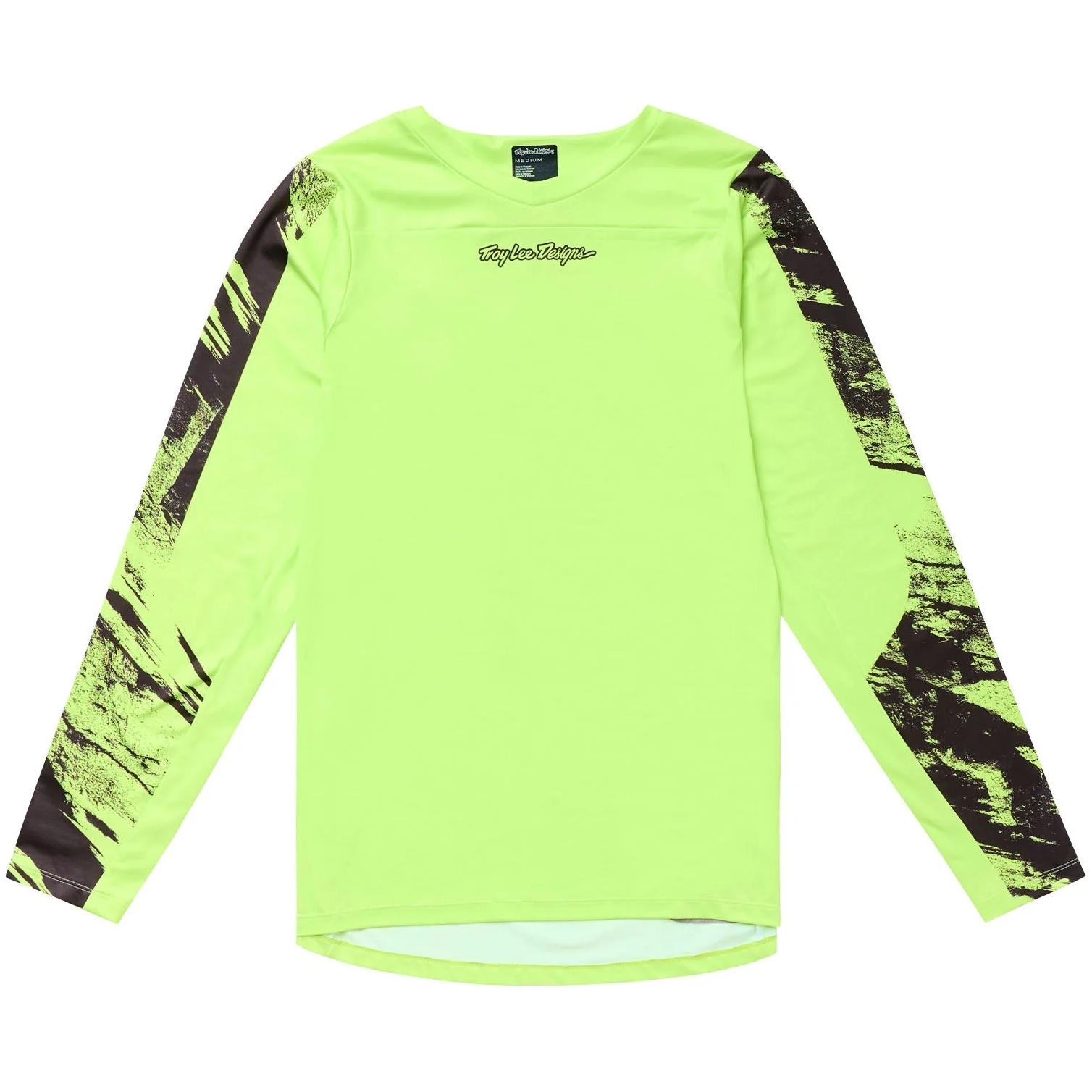 Мужская майка с длинным рукавом Troy Lee Designs Skyline Chill - Rockslide Glo Yellow neon