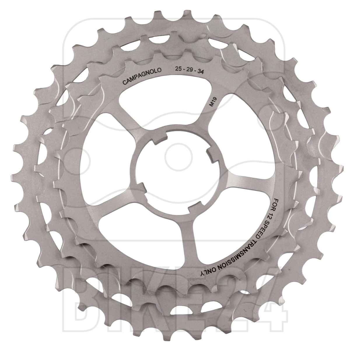 Moeras opening Verdampen Campagnolo Sprockets for Super Record 12-speed Cassette - 25-29-34 Teeth -  silver