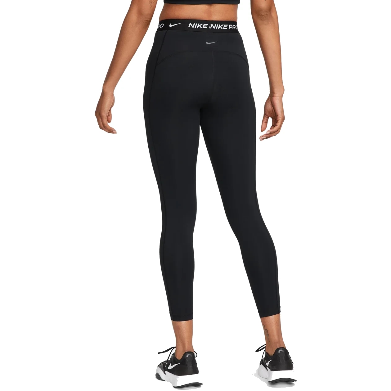 Nike Pro Dri-FIT High-Rise 7/8 Tights Women - black/iron grey/white FB5477- 010