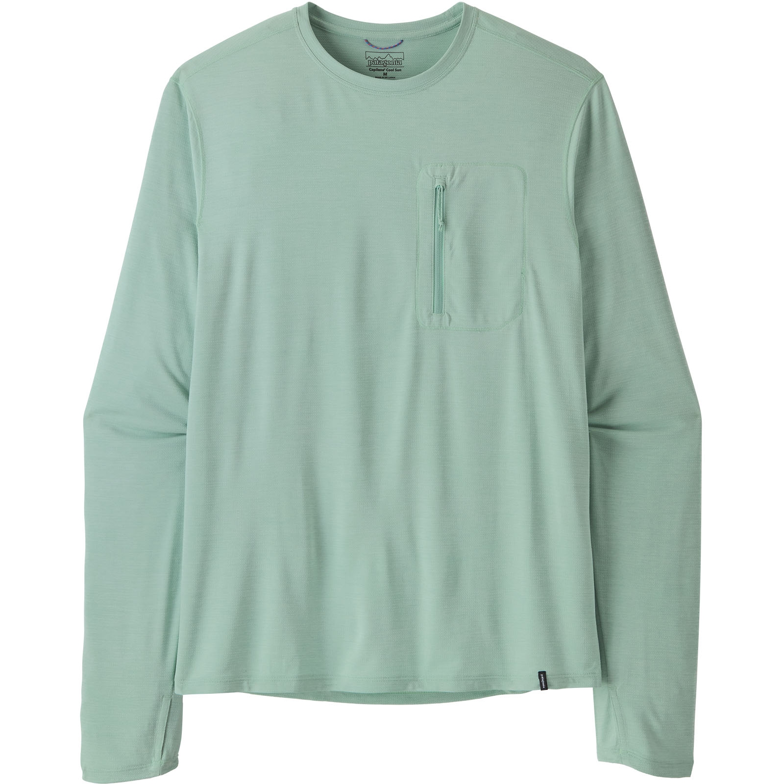 Patagonia Cap Cool Sun Long Sleeve Shirt Men - Thermal Blue - Thin 