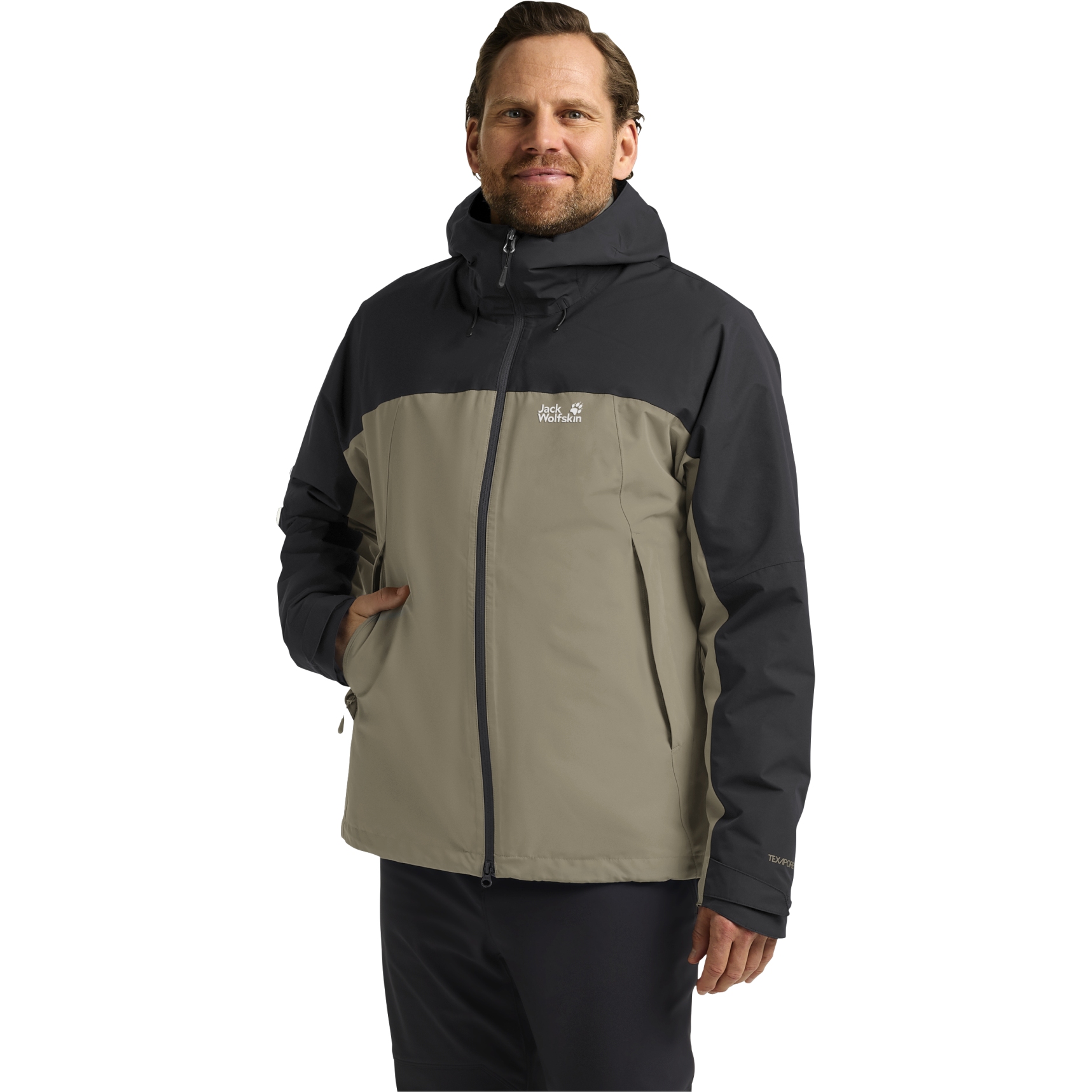 Jack Wolfskin Wild Places 3In1 Jacket Men - linen | BIKE24