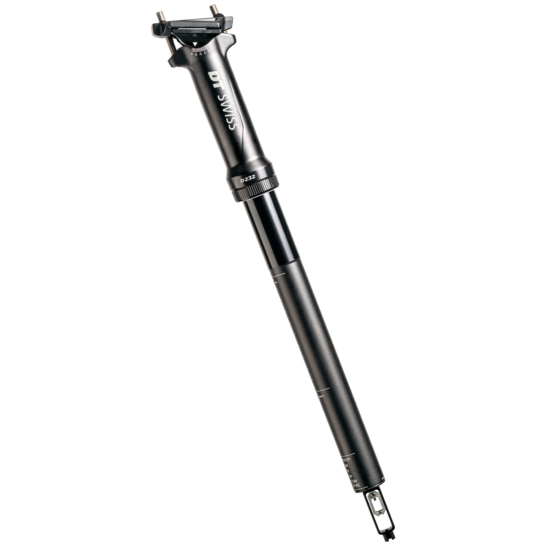 Picture of DT Swiss D 232 Alu Dropper Seatpost - 60mm Travel - 27.2mm - L1 Trigger