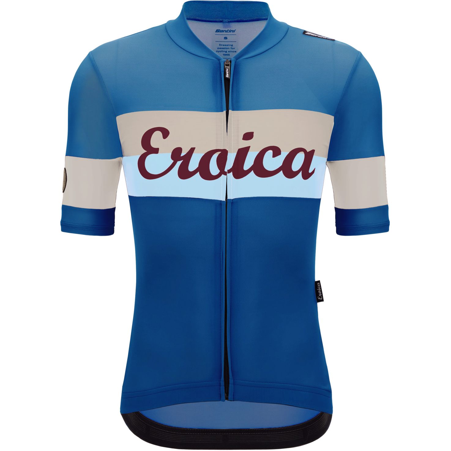 Мужская майка Santini Eroica Quiete ER94075C QUIET - небесно-голубая AZ