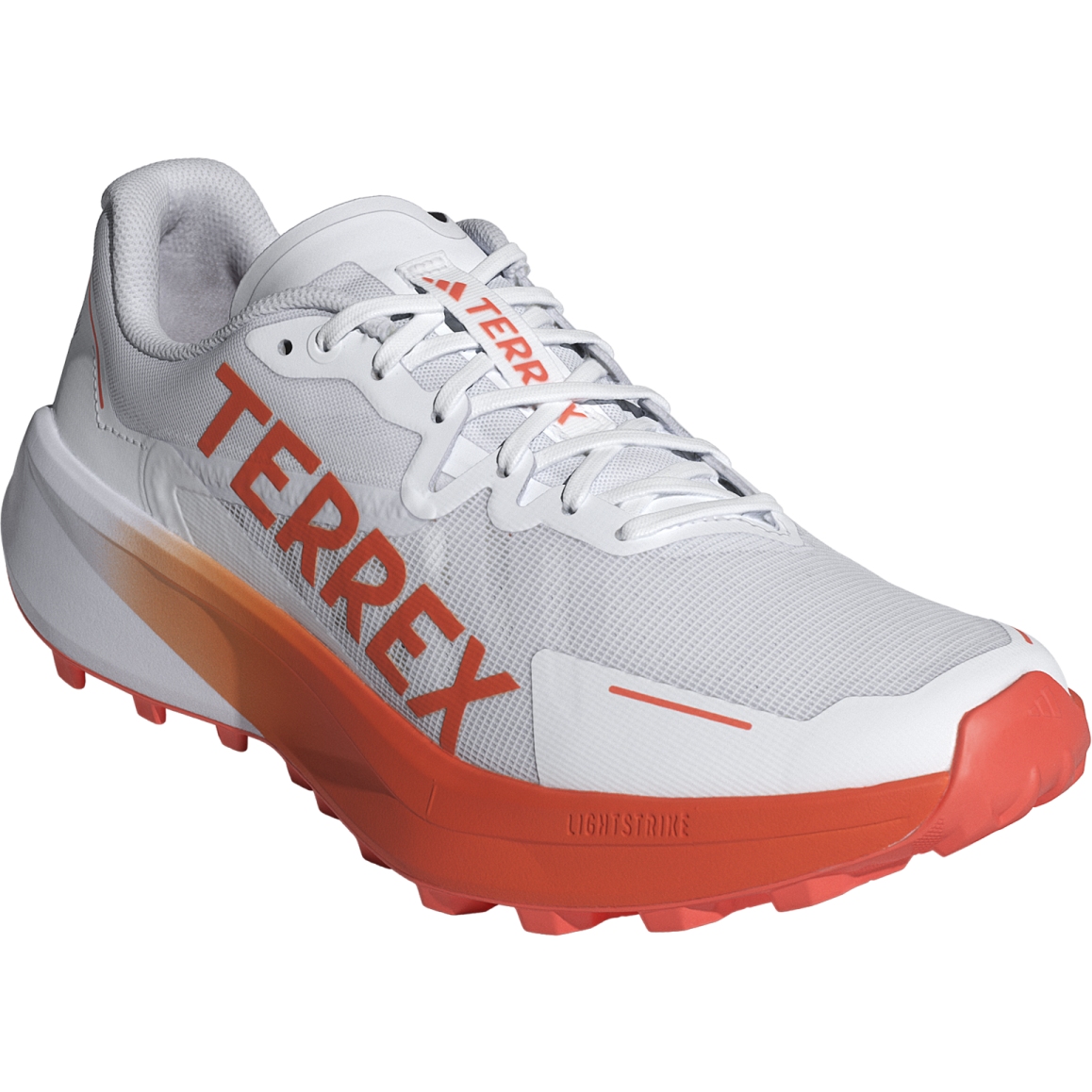 Image of adidas TERREX Agravic 3 Trail Running Shoes Men - white/semi impact orange/dash grey JI0951