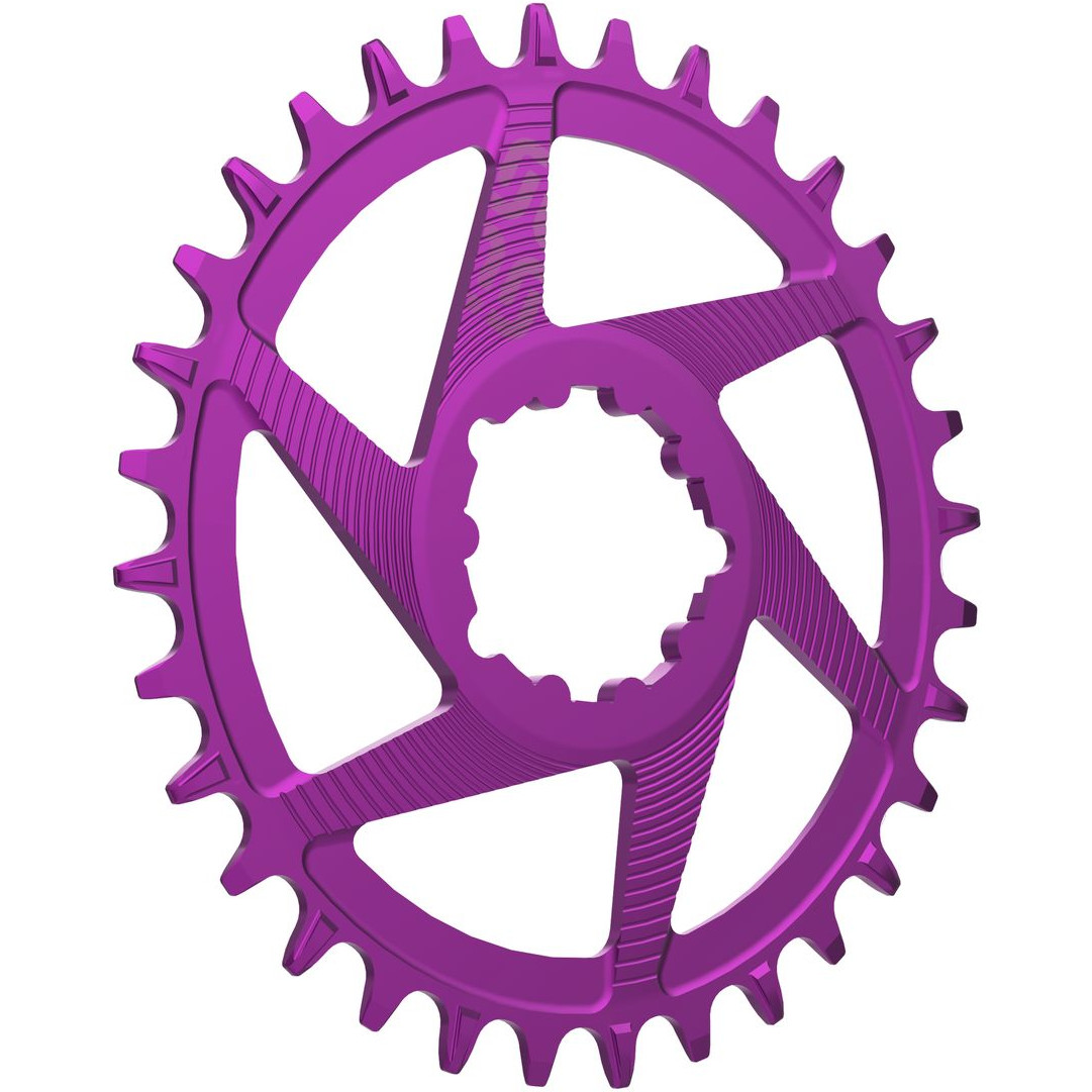 Picture of e*thirteen Helix R Direct Mount Chainring | SRAM 11/12-Speed | 3mm Offset - eggplant